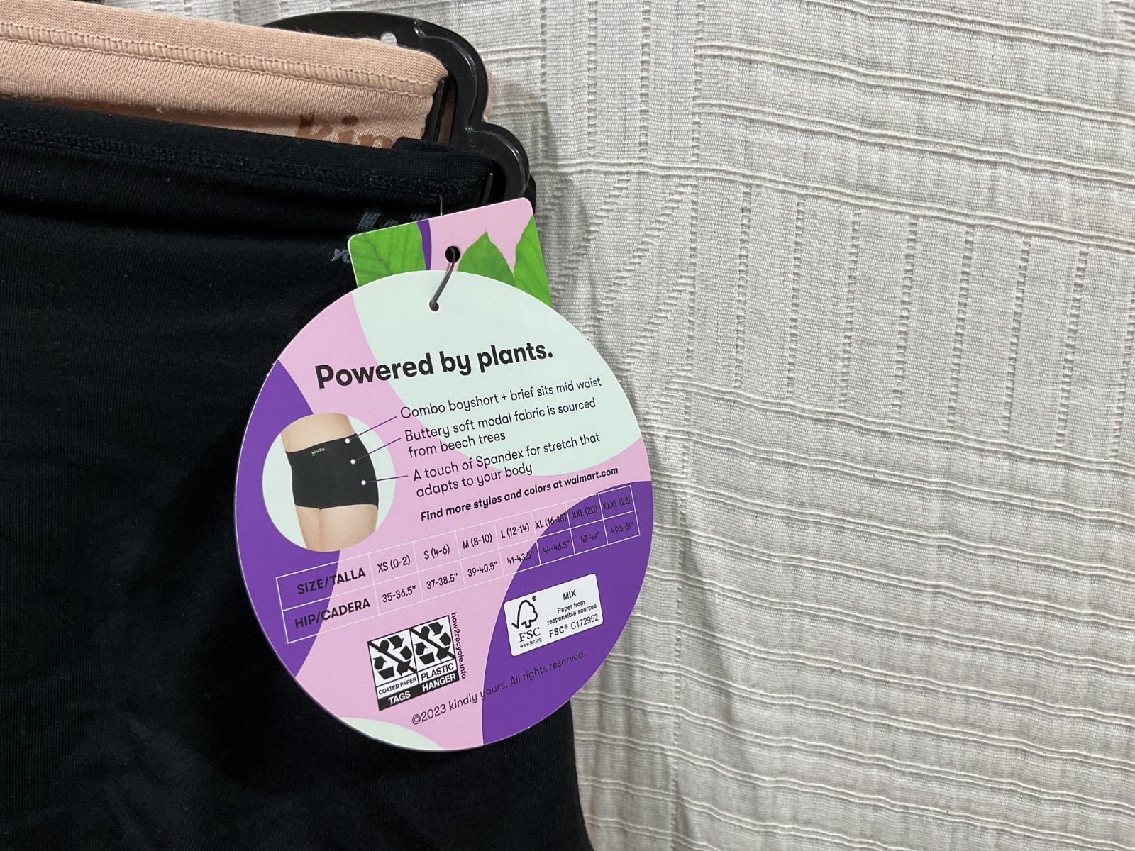 kindly yours 2 pk comfort modal boyshorts assorted sizes XS(0-2),S(4-6)