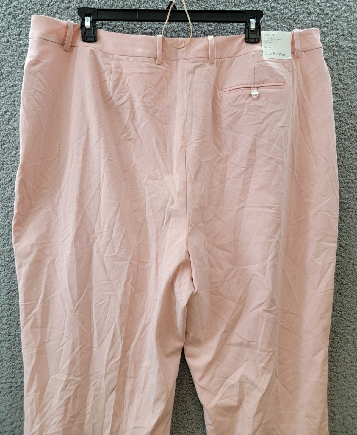 Calvin Klein Plus Size Novelty Modern Fit Pants Women’s 22W Pink Pepper Multi