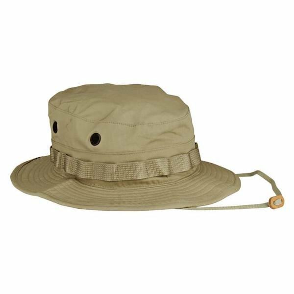 USGI Military Khaki Boonie Hat – US Army Tan Boonie- Military Spec- Made in USA