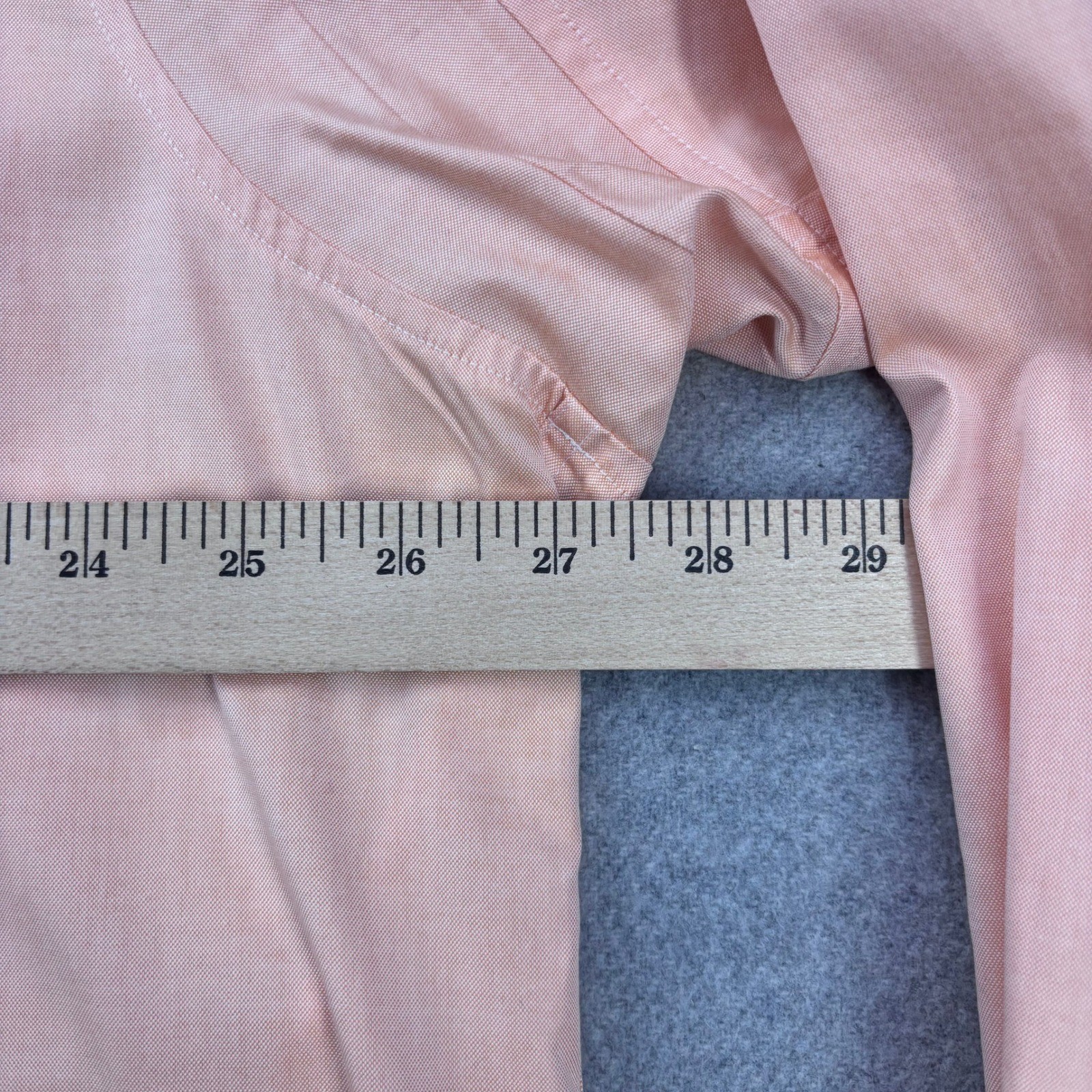 Kevin’s Plantation Collection Shirt Men 17.5-35 (XXL) Pink Bellow Bi-Swing FLAW