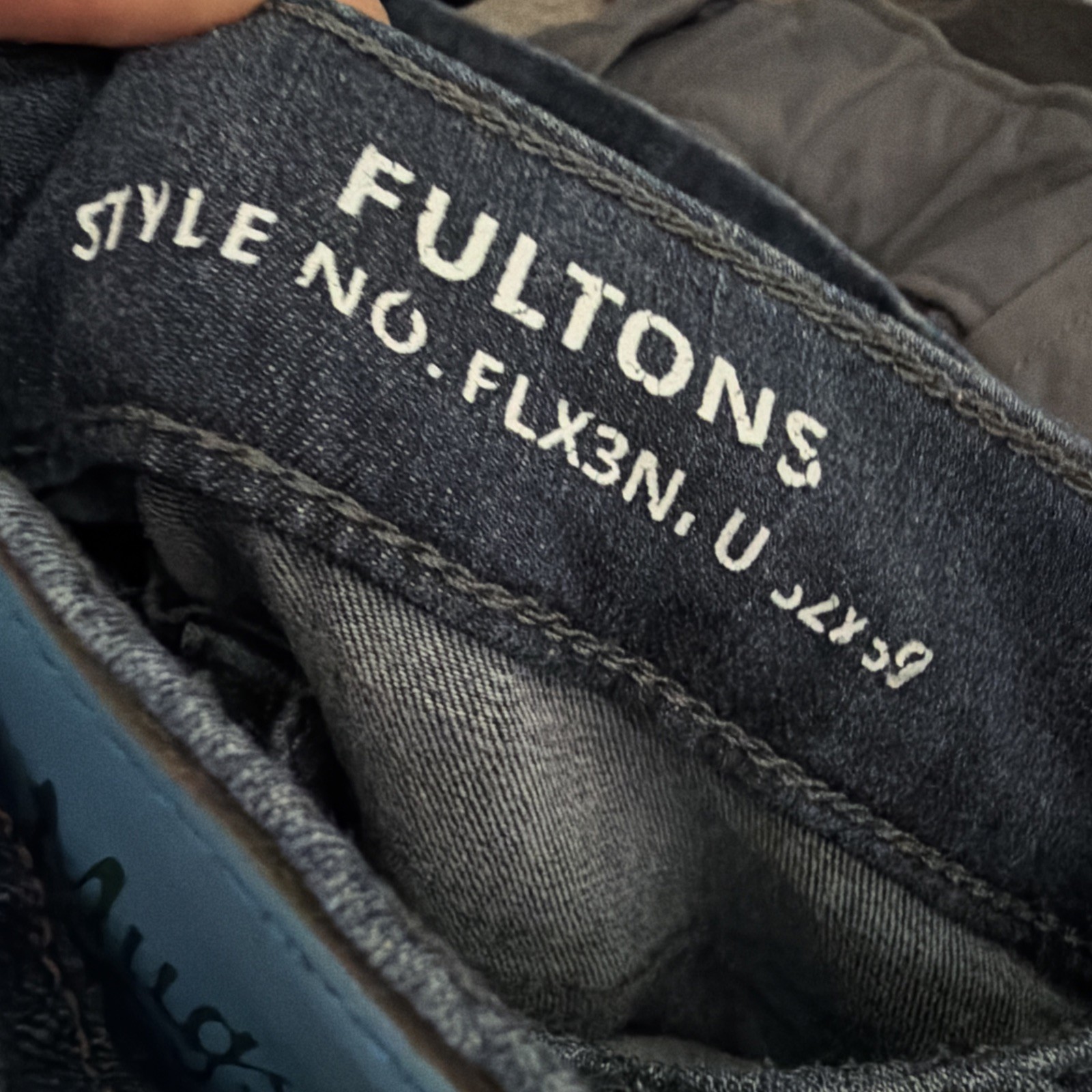 Mugsy Fultons Jeans Men’s Fits 32×29 Blue Dark Wash Stretch Slim FLX3NFU
