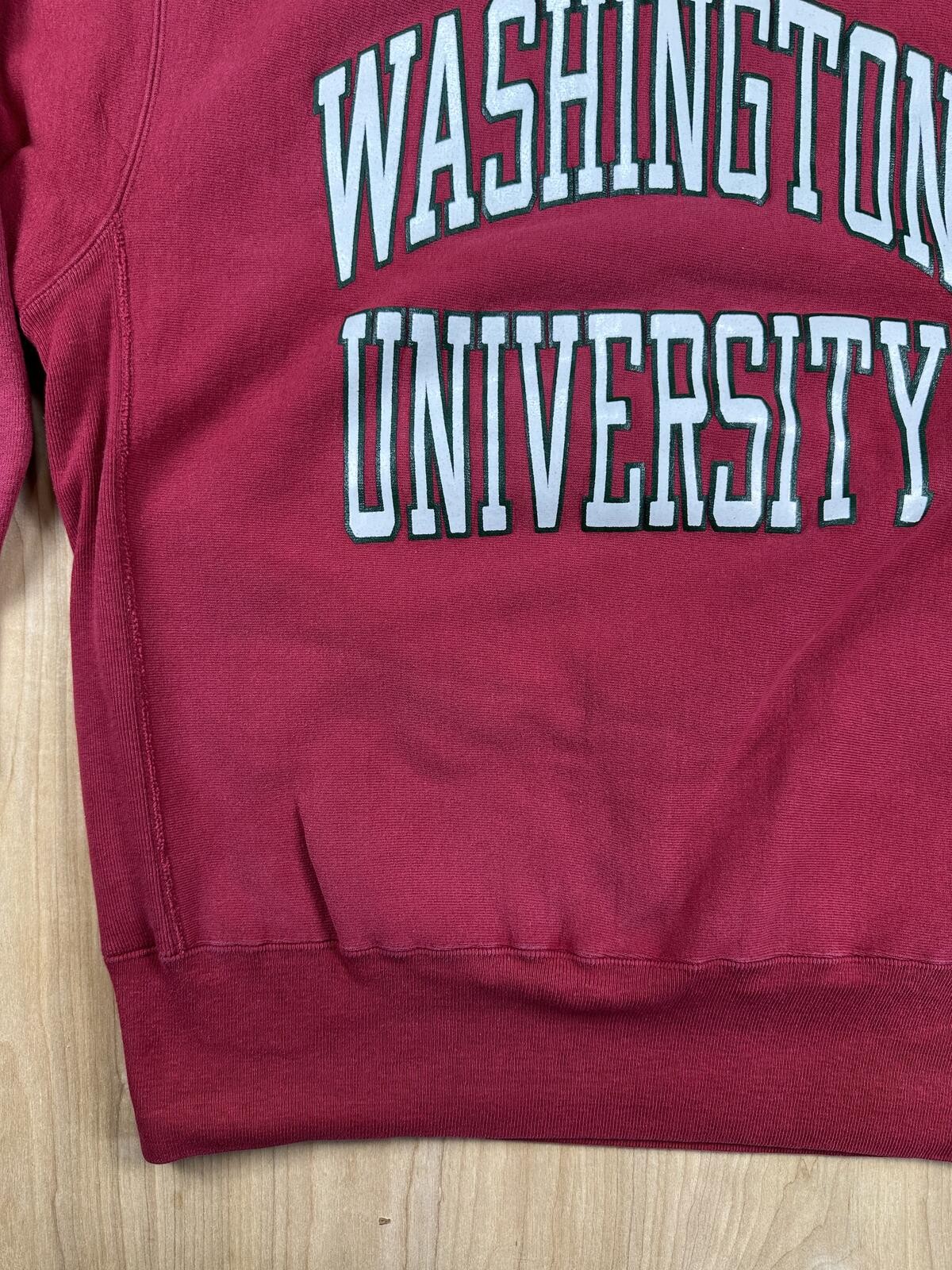 Vintage 90s Champion Reverse Weave Washington University sweatshirt xl made usa