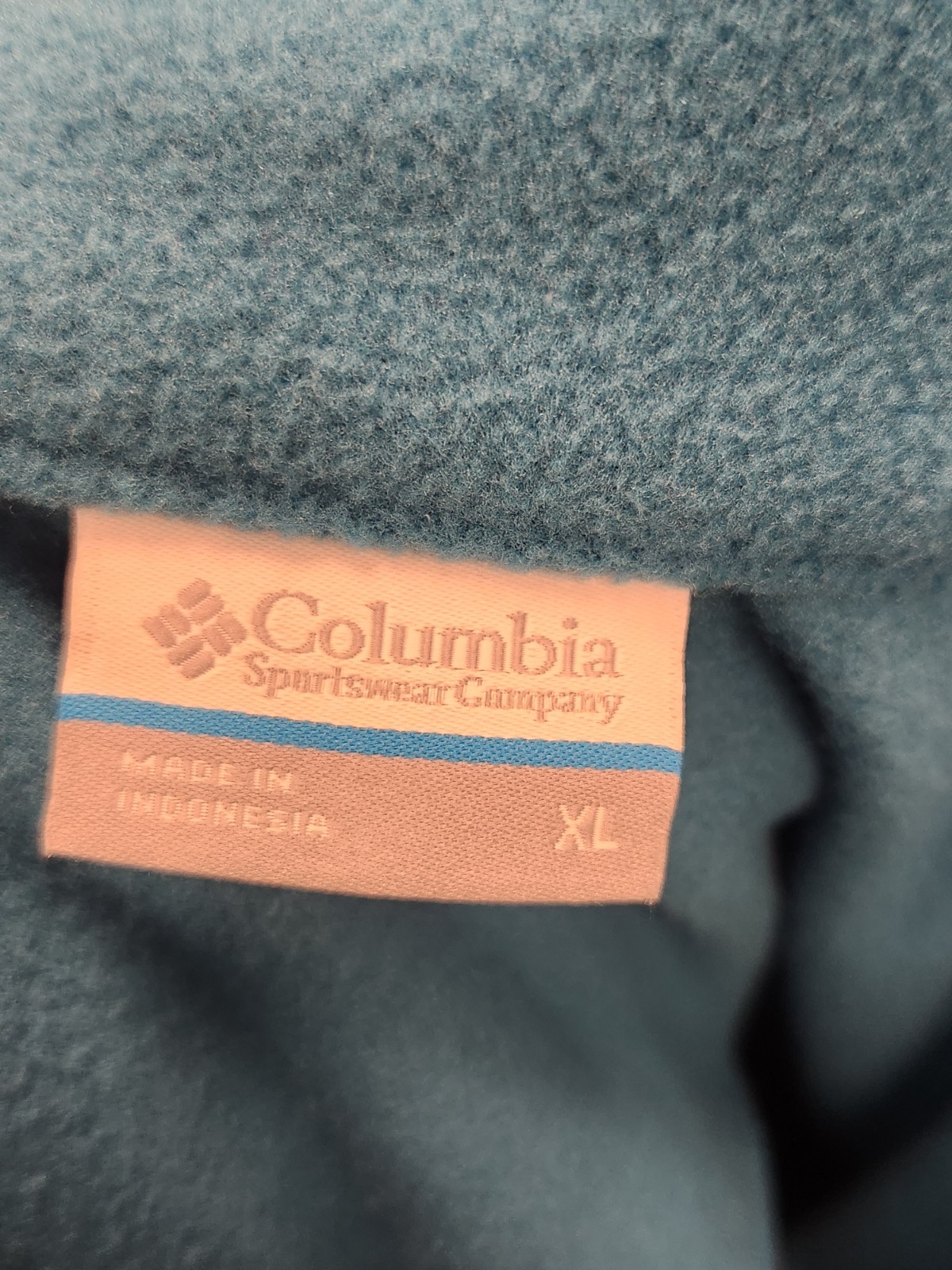 New COLUMBIA Fast Trek II Jacket Women XL Teal Blue Fleece Full Zip Pockets NWT