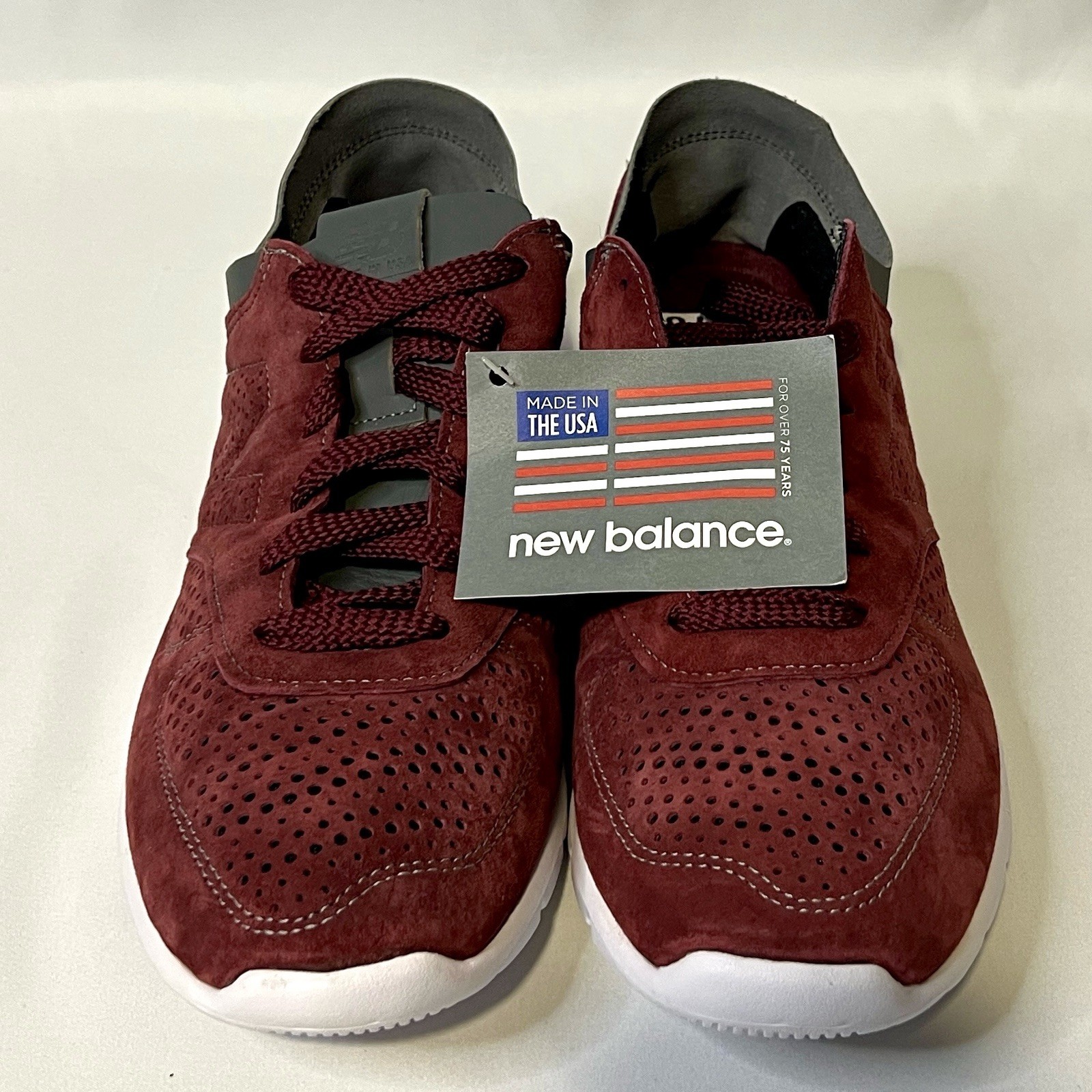 New Balance 1978 Made in USA Burgundy & Dark Grey US Men’s Size 11.5