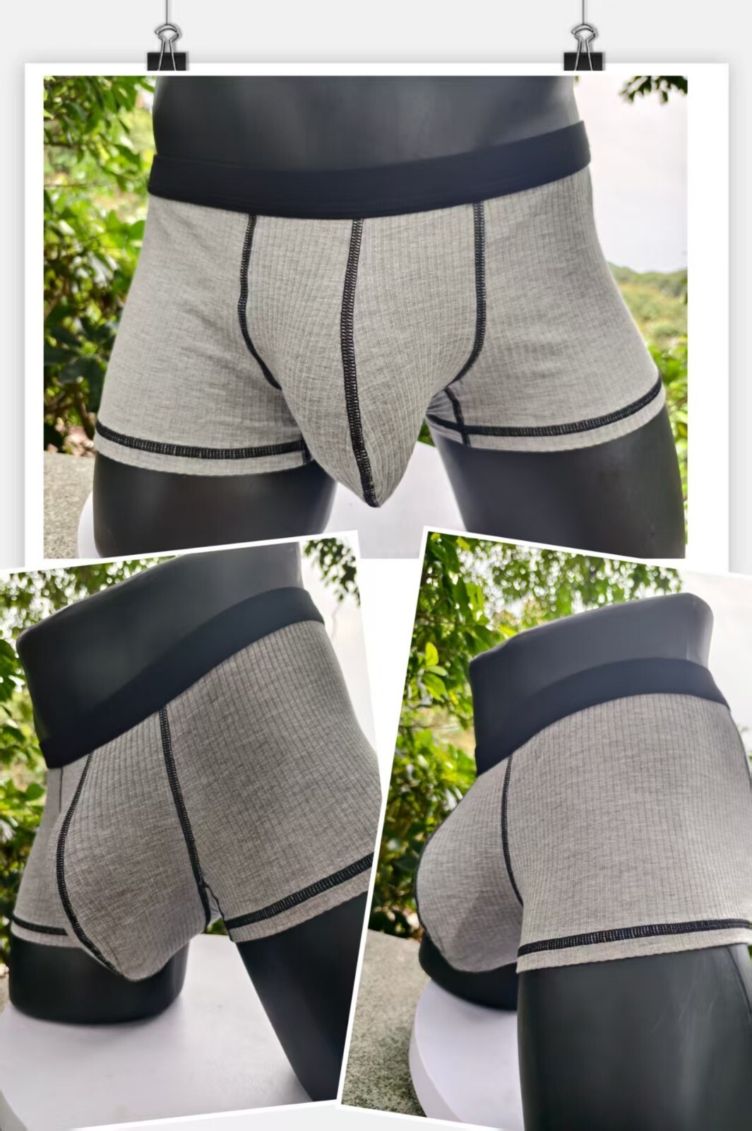 Soft Men’s Panties Boxers Shorts Trunks Breathable Big U Pouch Comfort Underwear