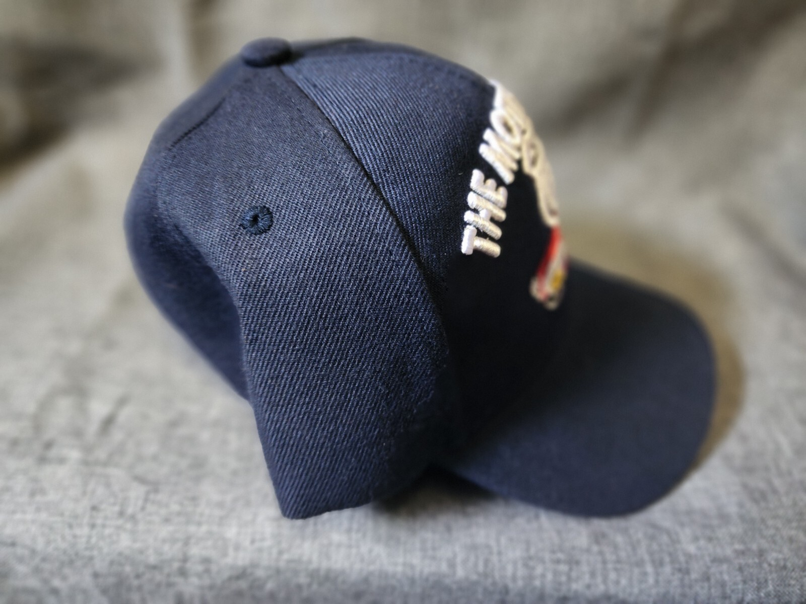 Men’s Black Hawk Embroidered The Mother Road Rt 66 Red Corvette Baseball Hat