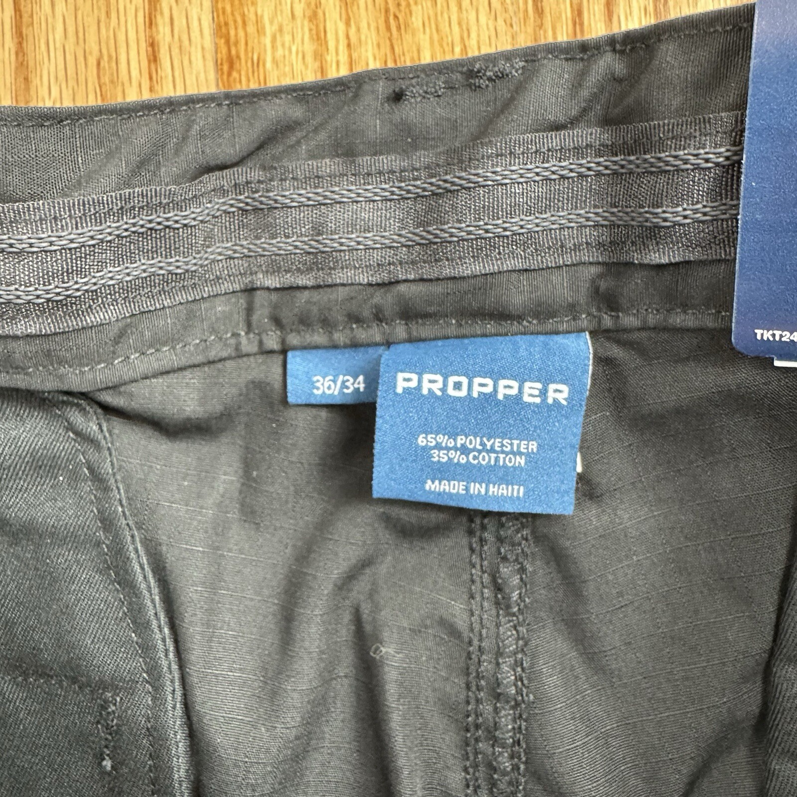 Propper Men’s RevTac Poly/Cotton Ripstop Pant Slider Waistband NWT Black
