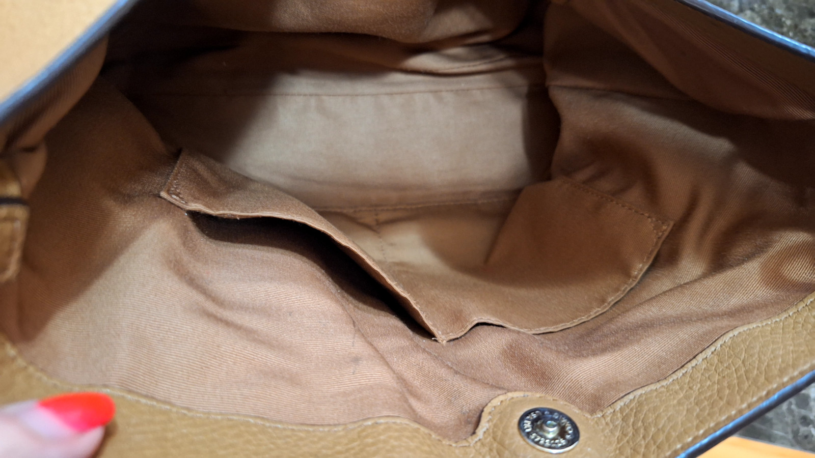 Coach F28997 British Tan Lexy Triple Compartment Shoulder Bag