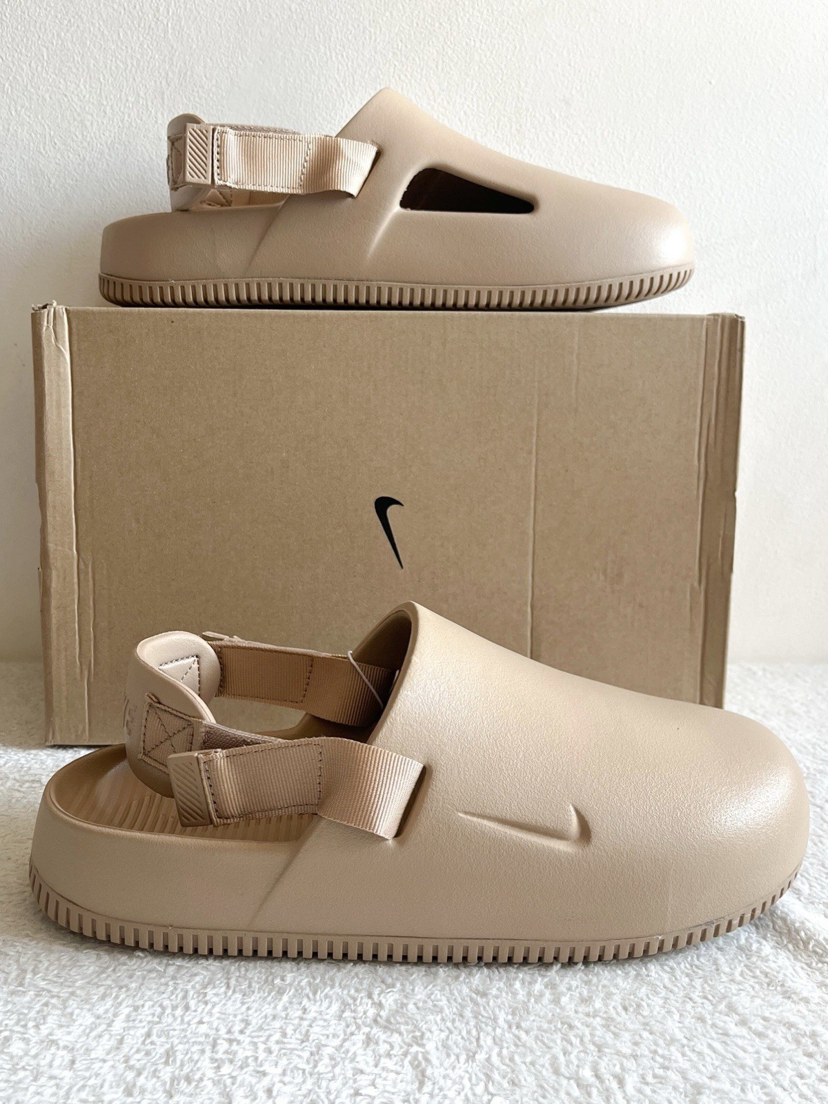 Nike Calm Mule Hemp/Hemp Adjustable Size EUR43/44