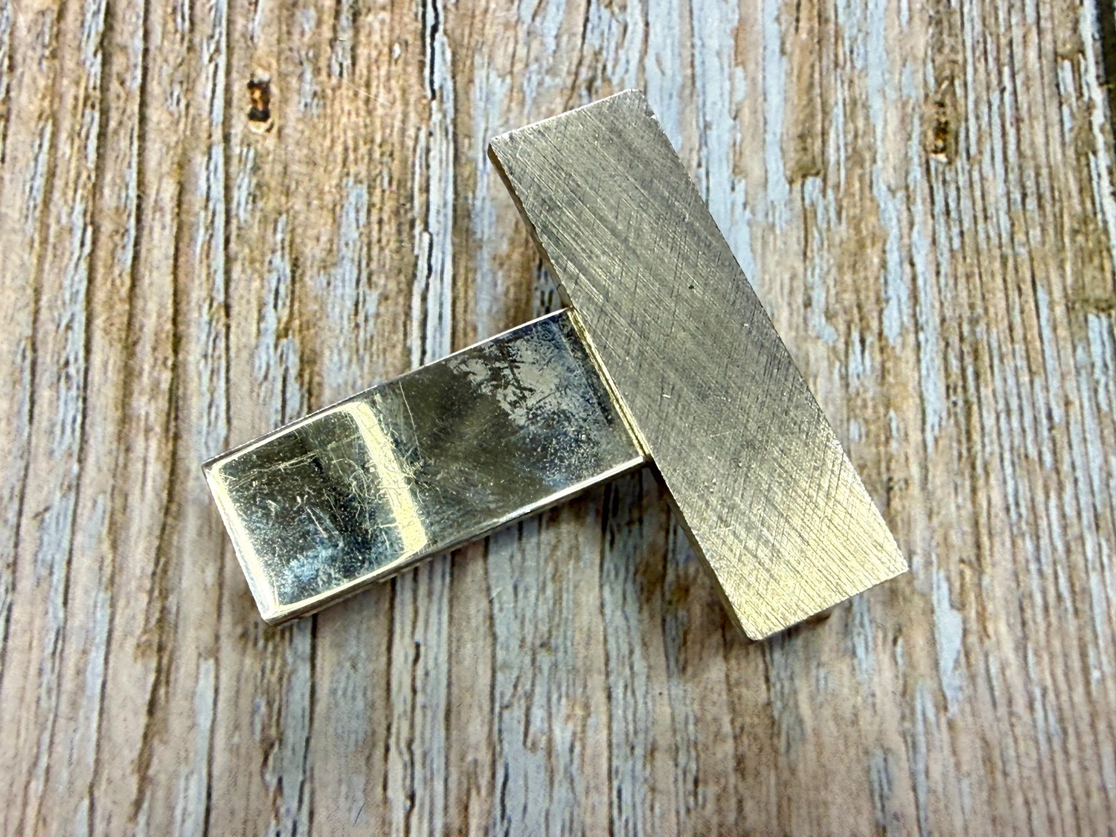 Cross Bar Metal Letter T Shaped Figural Cutout Unique Gold Color Belt Buckle