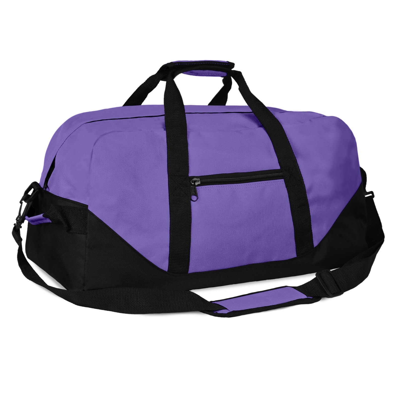 DALIX 21″ Duffle Bag Sports Gym Bag Traveling Bag in Purple Duffel Sack