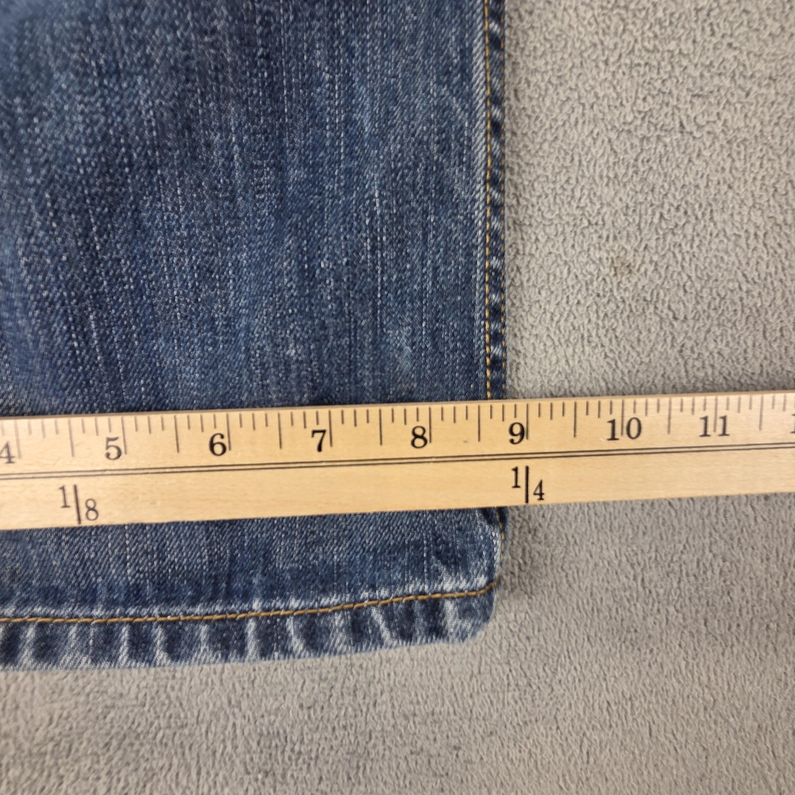Vintage Levis Engineered Jeans Mens 34×34 Blue Honeycomb Whiskers Zip Fly