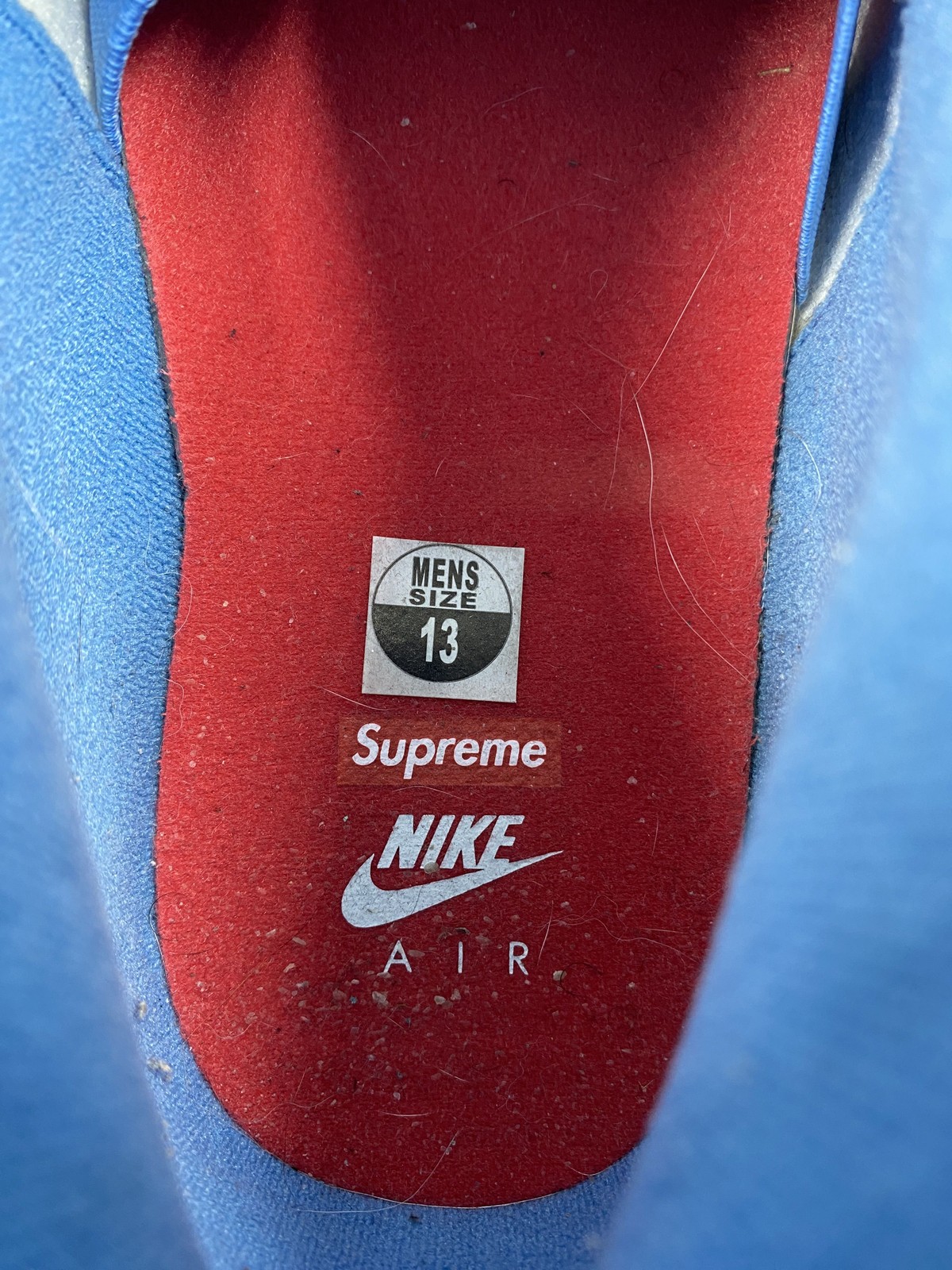 Supreme x Nike Air Zoom Flight 95 SP University Blue Sneaker M 13