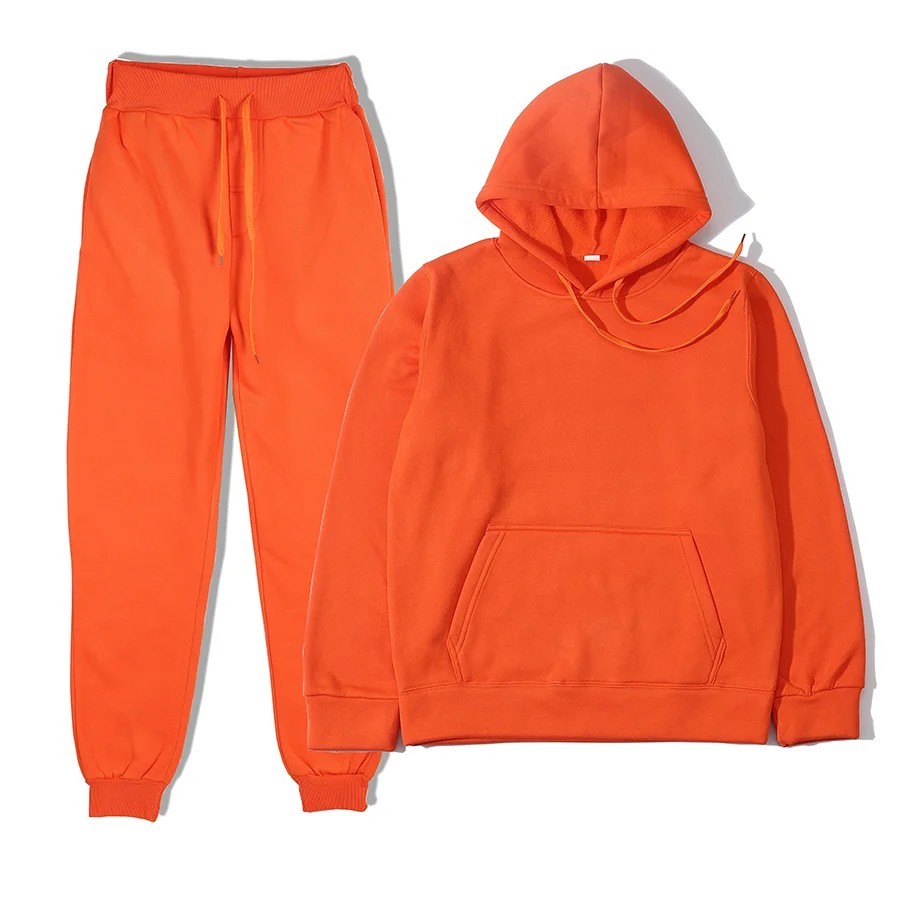 Men’s Hooded Tracksuit Set Hoodie Sweatshirt Jogger Pants Casual Sportswear
