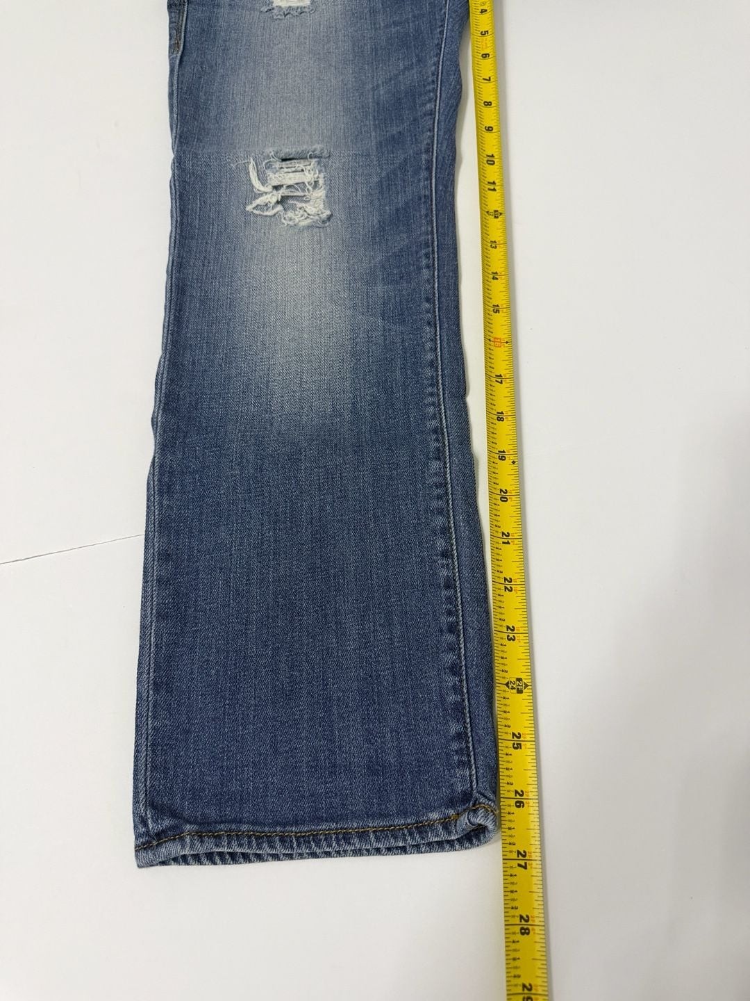 Rock & Republic Women’s Studded Distressed Medium Wash Denim Jeans