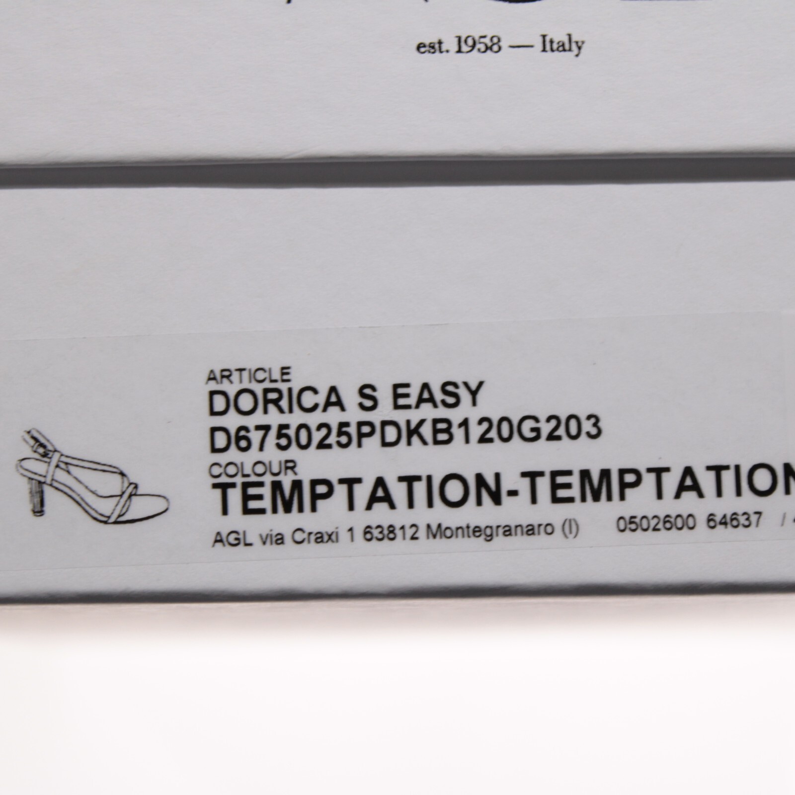 AGL NWB Dorica S Easy Heeled Leather Sandals Size 38 US 8 Temptation Pink