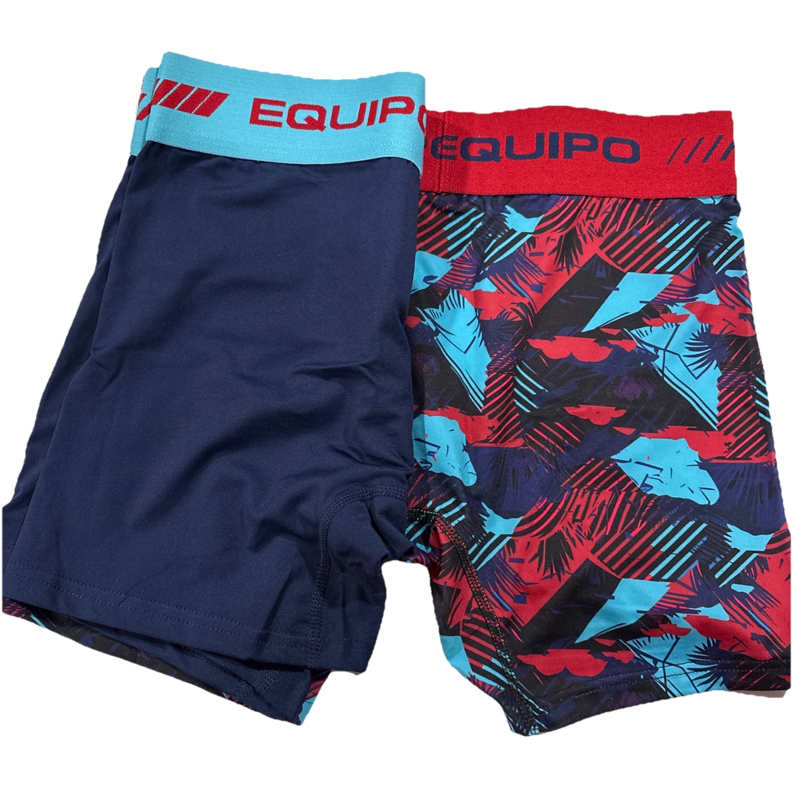 Men’s Equipo 2-pk. Boxer Briefs Size Small Red, Blue NWT