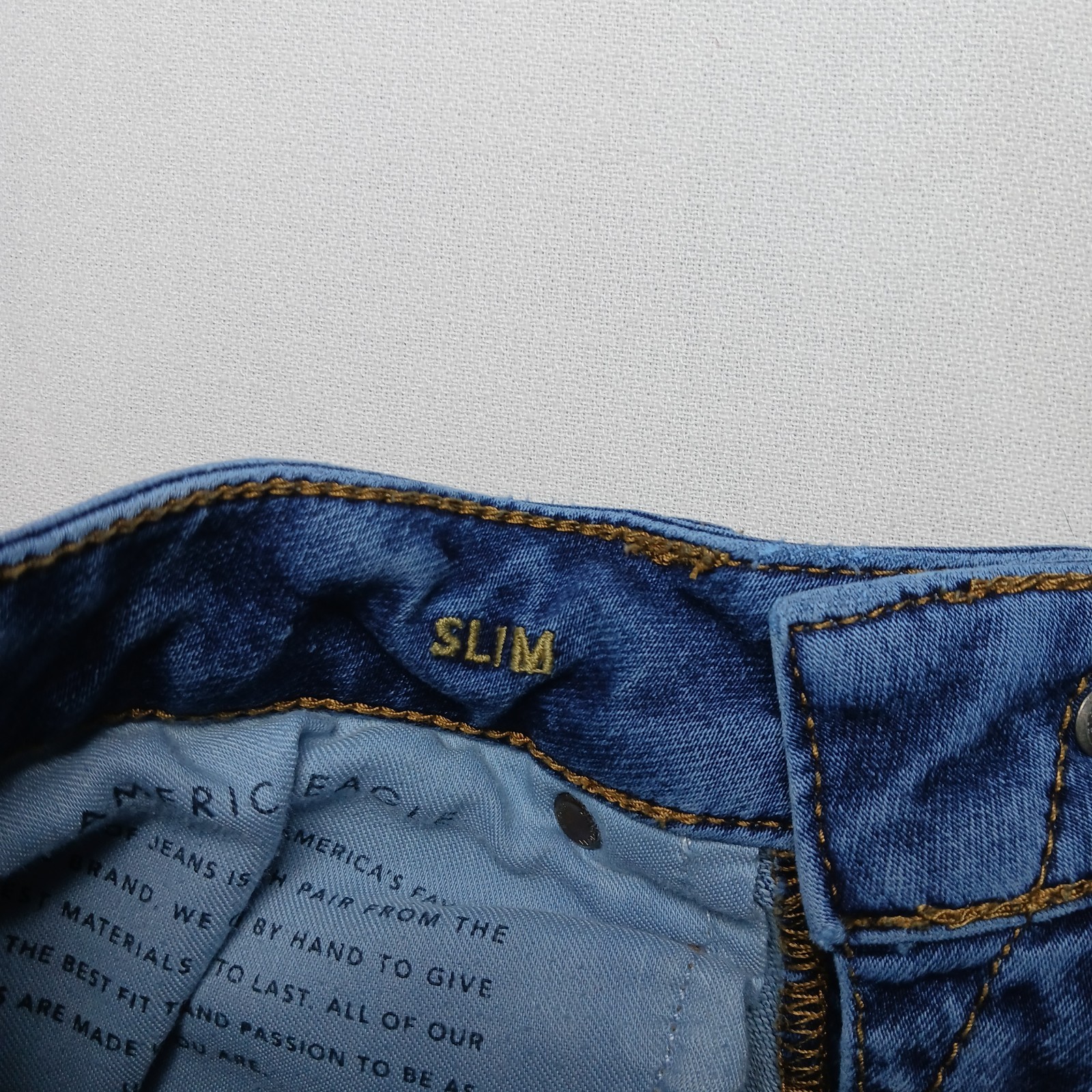 American Eagle Mens Next Level Flex Slim Jeans 31X32 Dark Blue Denim