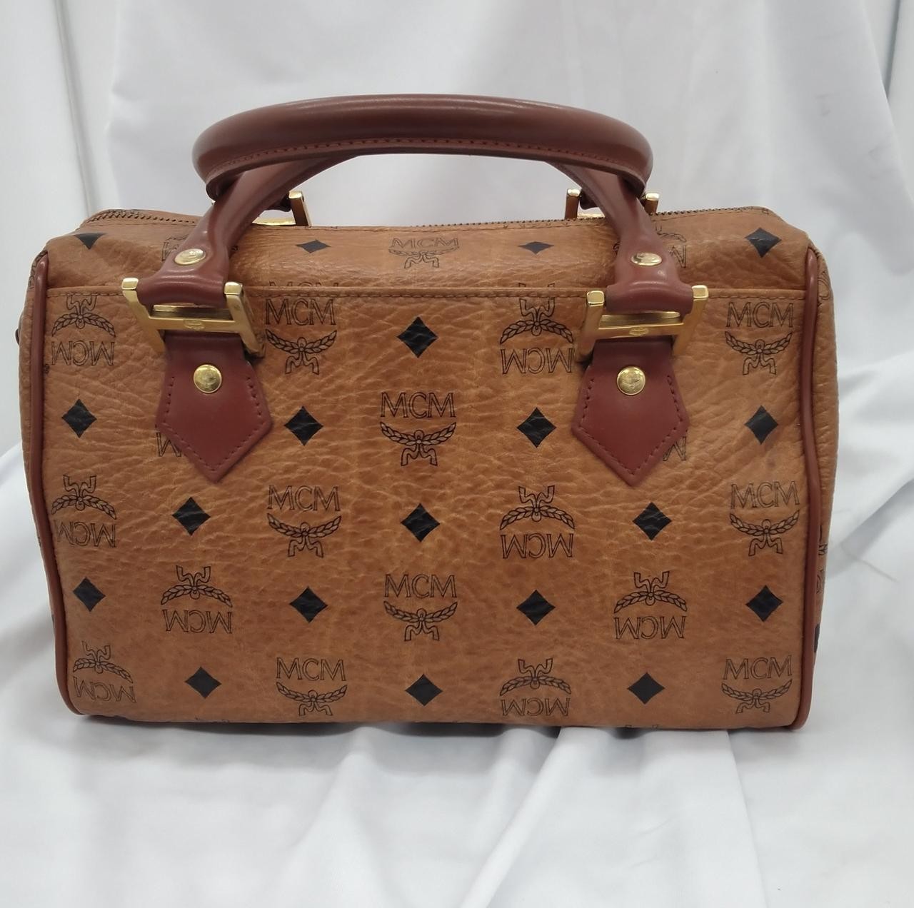 MCM Mini Boston Bag 10.6 inch