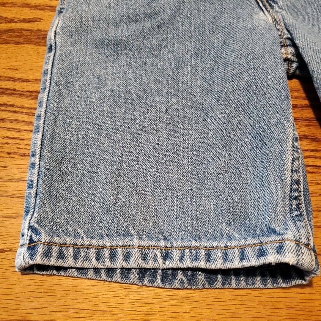 Vintage Levi’s 550 Blue Denim Jean Shorts 7X Reg Kids Red Tab Vintage