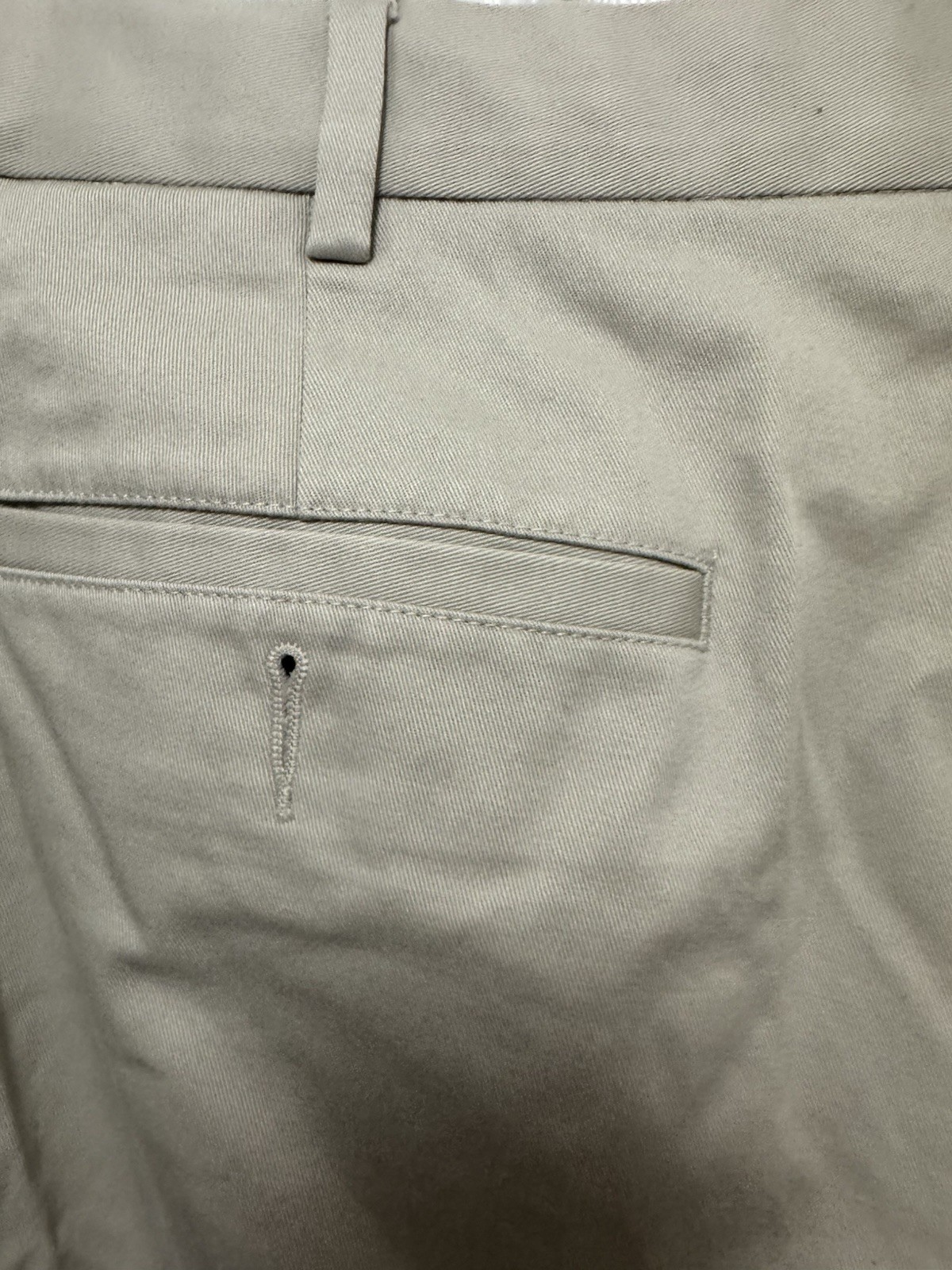 Savane Mens Tan Pants 36×29 98%cotton 2%elastane Flat Front Straight
