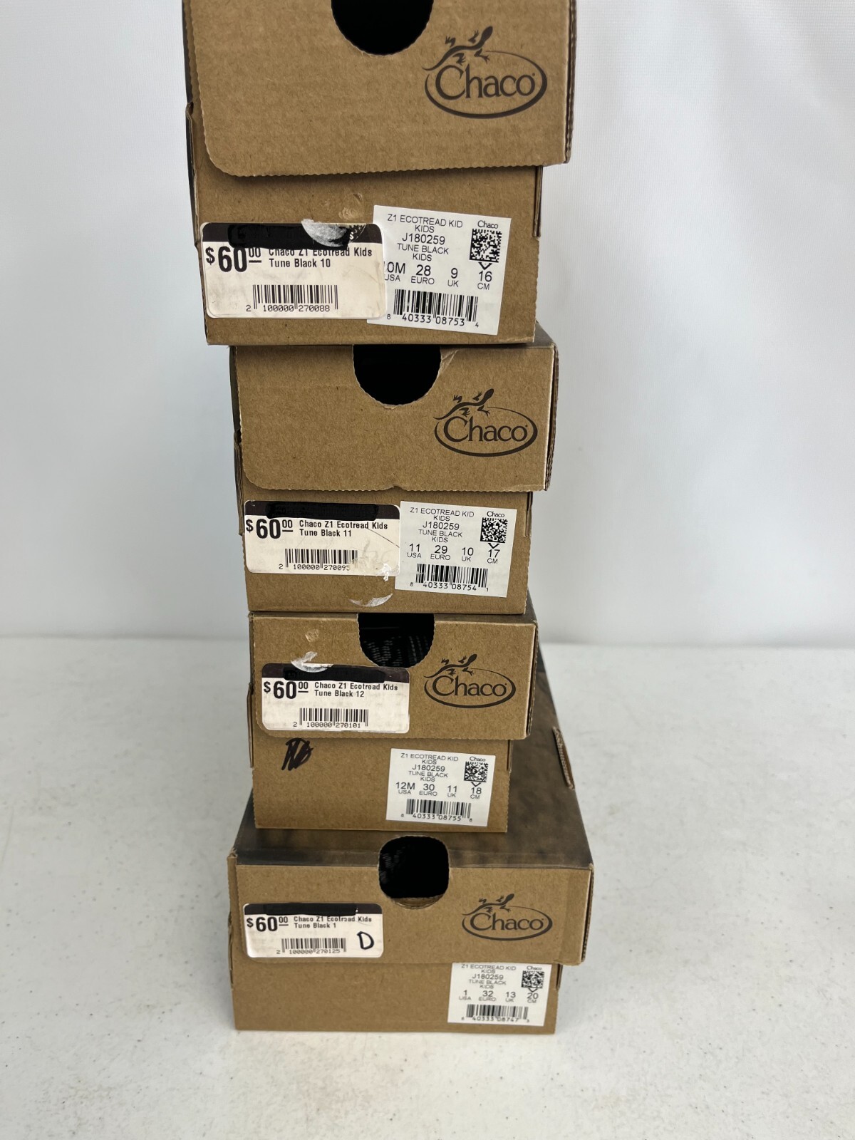 Chaco ZI Ecotread Sandals NIB Sz 1,2,3,4,5,6,10,11,12,13 US Big Kid Color Choice