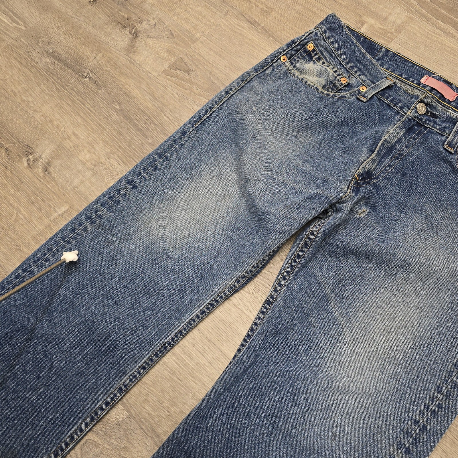 Vintage Levis Type 1 Jeans Loose Fit Blue Denim Red Tab 38×34 Quality Never Goes