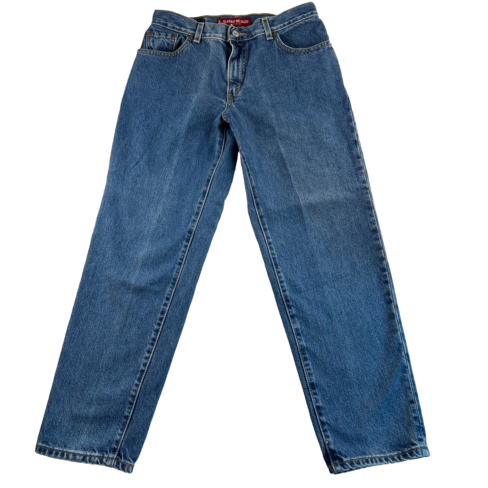 Vtg 90s Levis 550 10in Rise Mom Jeans size 10 Petite Classic Relaxed fit