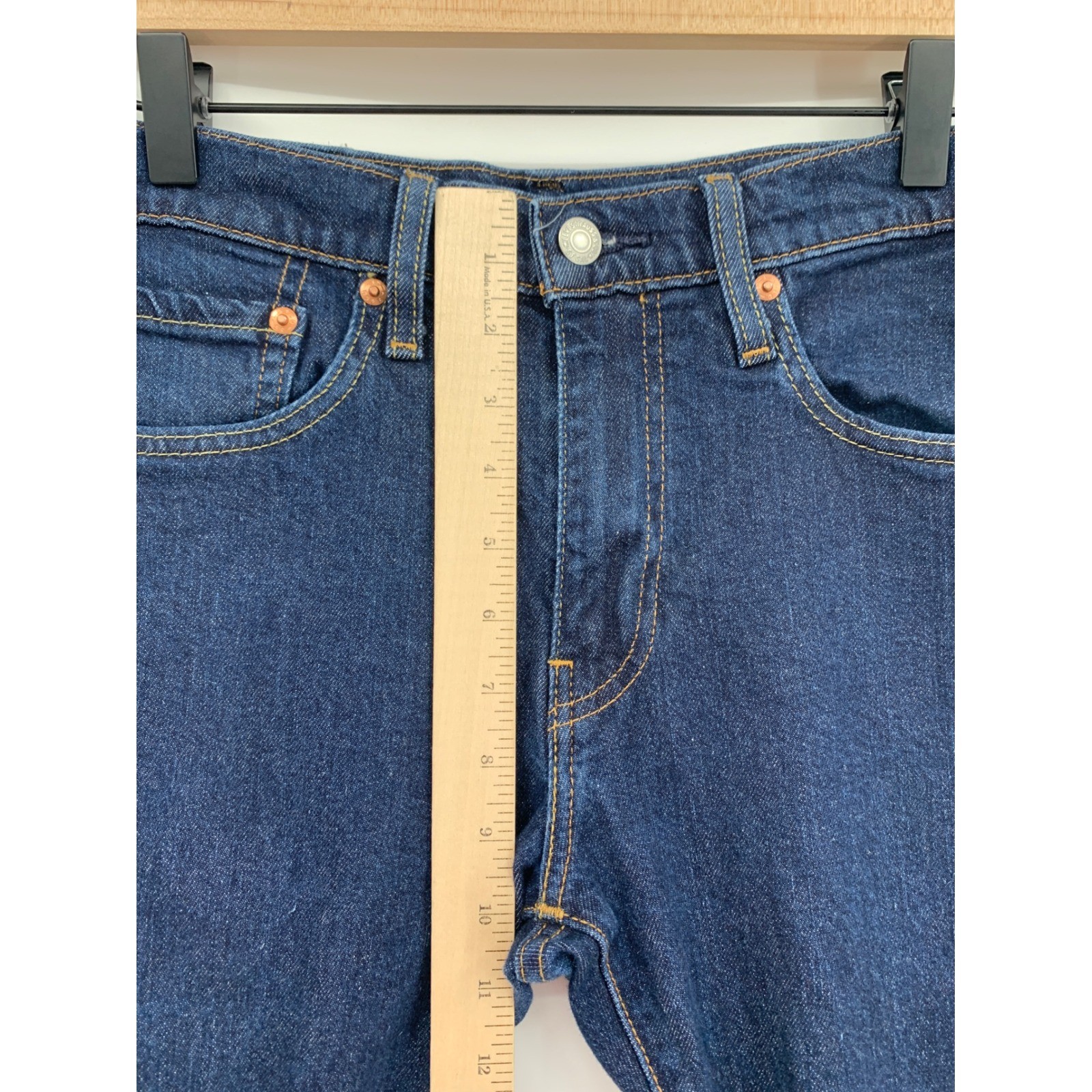 Levis 512 Jeans Mend 31×30 Blue Slim Taper Dark Wash Denim Pants