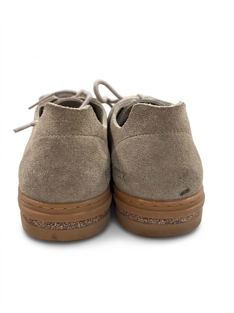 Birkenstock Bend Low Decon Womens Sneakers US 6.5 EU 37 Gray Taupe Suede Leather