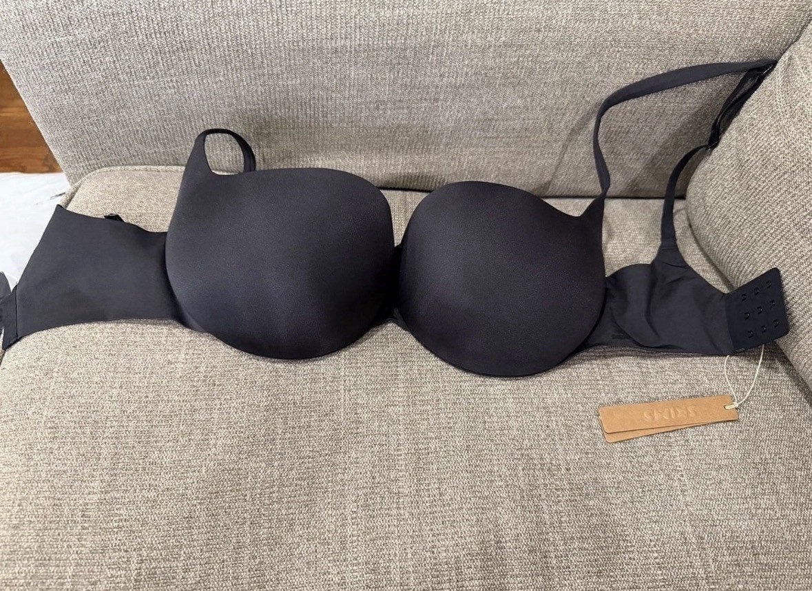 SKIMS Ultimate Push-Up Balconette Bra 32DDD Onyx Black NWT New With Tags