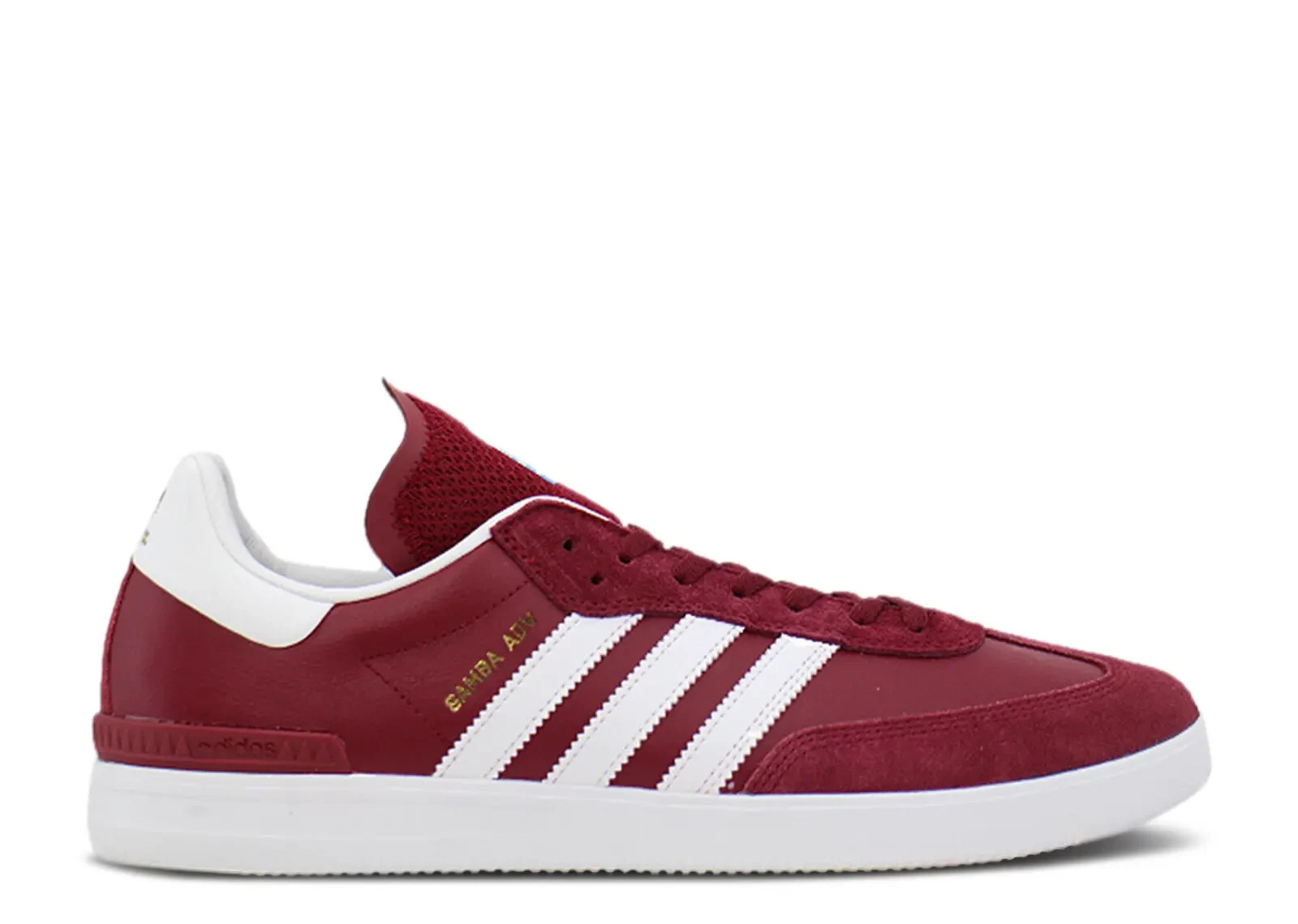 Adidas Samba ADV Burgundy White Blue (380) Men’s Shoes