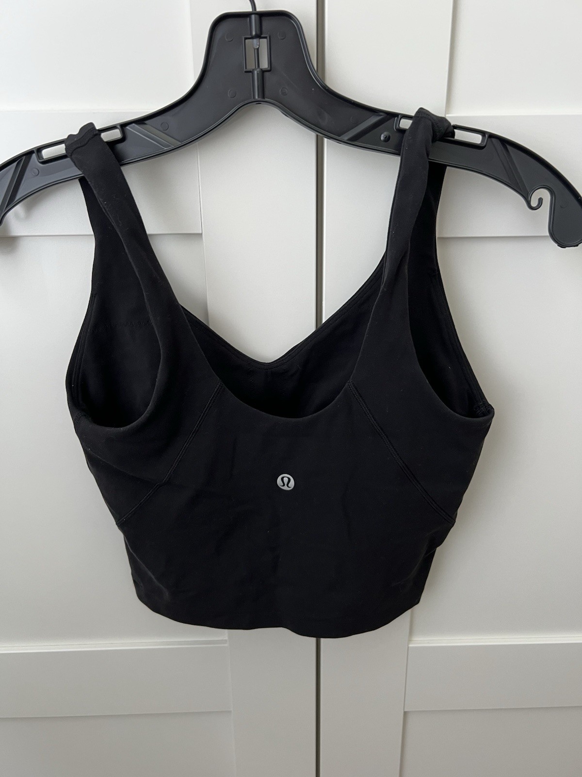 Pre-owned Excellent Condition Lululemon Align Cropped Top Sz 6 In Black