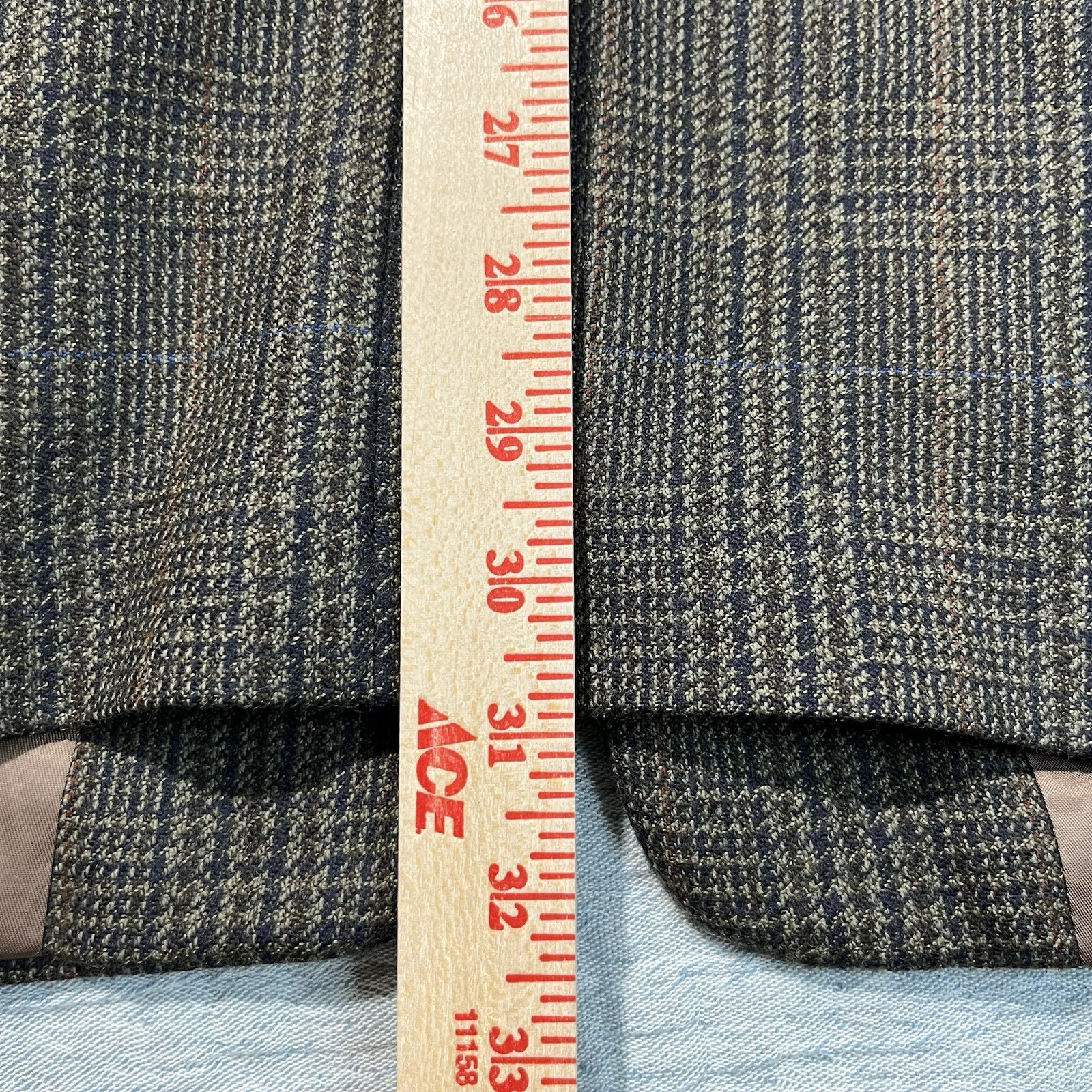 Gianfranco Ruffini 2-Button 100% Lambswool Sport Coat Mens 42-L Houndstooth
