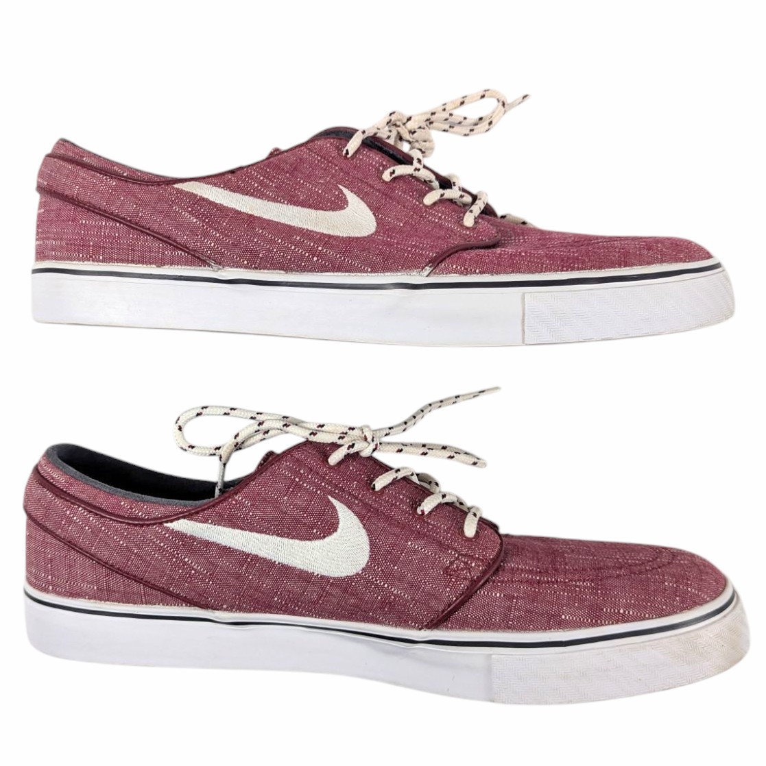Nike SB Zoom Stefan Janoski Maroon/White 615957-616 Mens SIZE 11.5 Shoe Sneaker