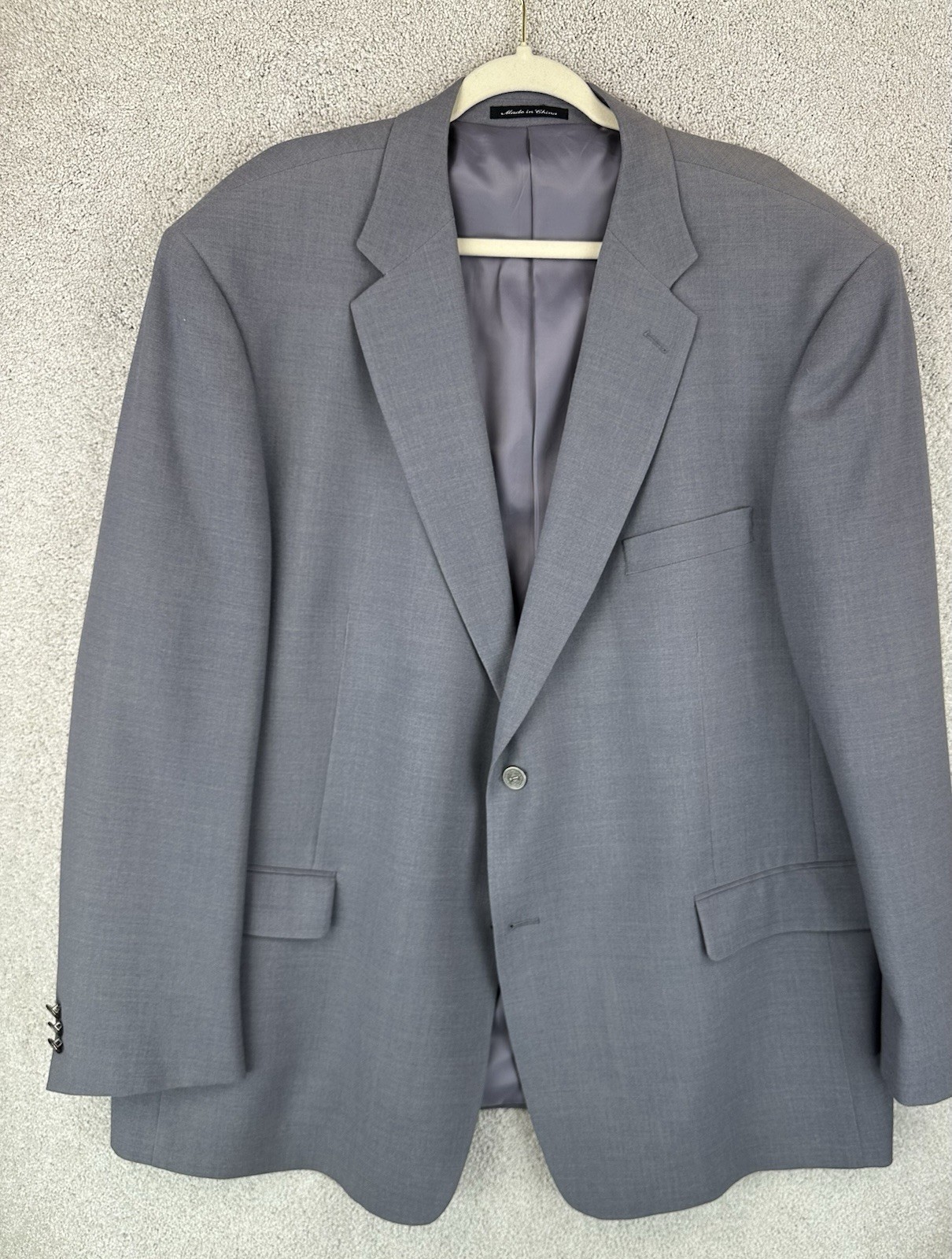 Nicklaus Blazer Mens 52R Grey Sport Coat Dinner Jacket