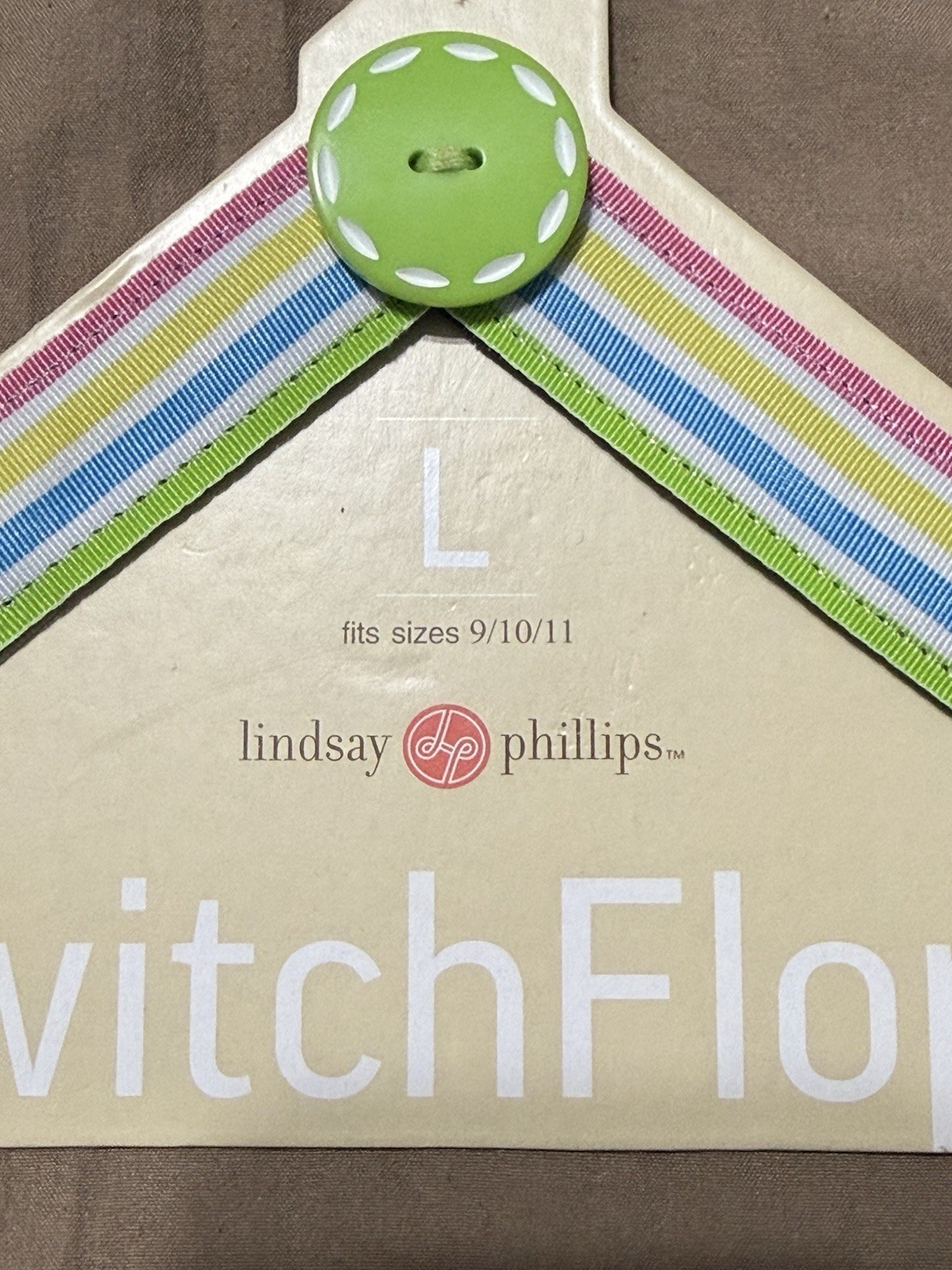 Switchflops Lindsay Phillips Lot of 4 Interchangeable Straps, Size Large 9-11