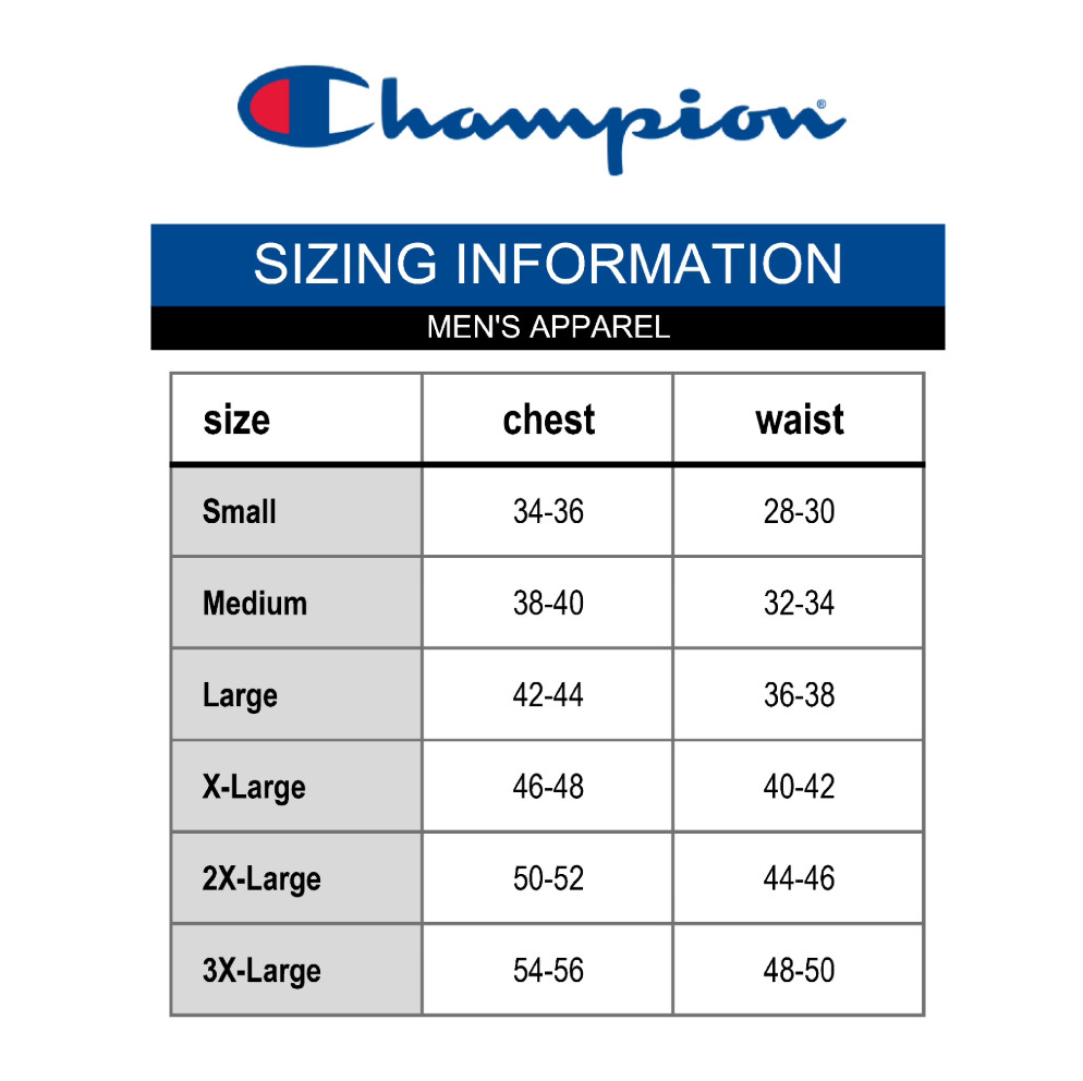 Champion Mens Powerblend Open Bottom Pant Black Size L Relaxed CPM253PA69003