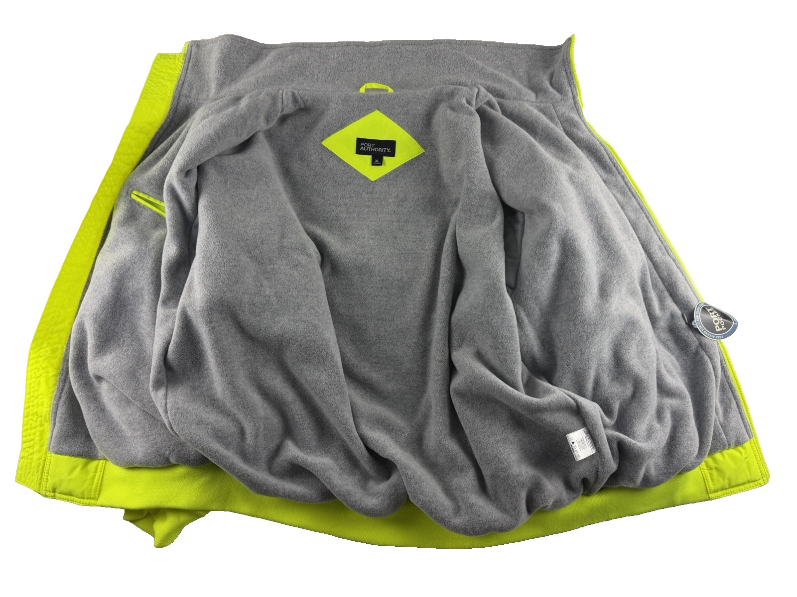Port Authority SRJ754 Hi Vis Safety Jacket XL Yellow Reflective Insulated Coat