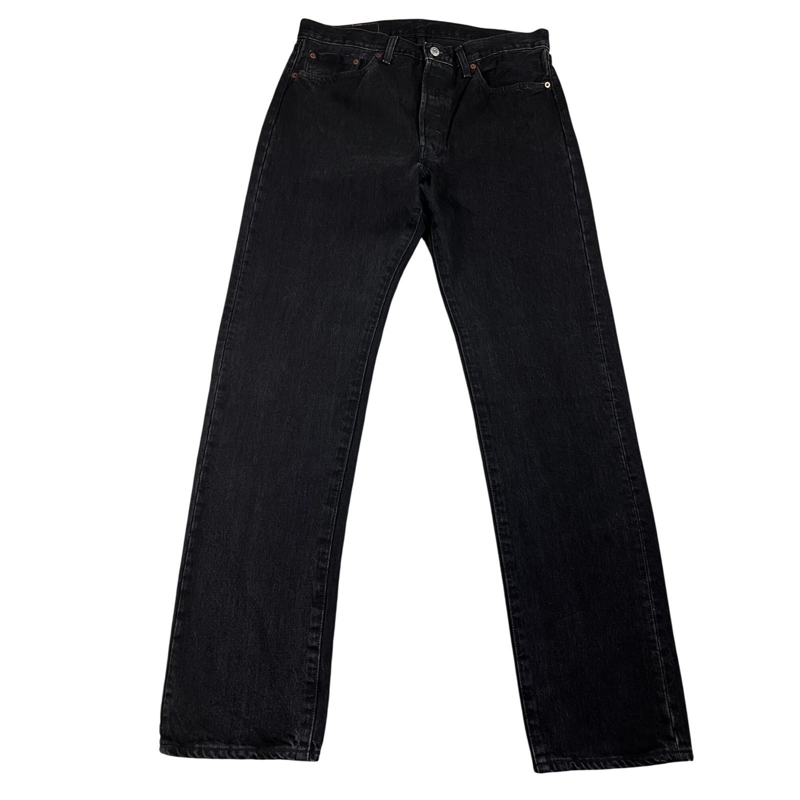 Denim Tears Levi’s 501 DT Mens Black Straight Leg Jeans 34×34 Button Fly New