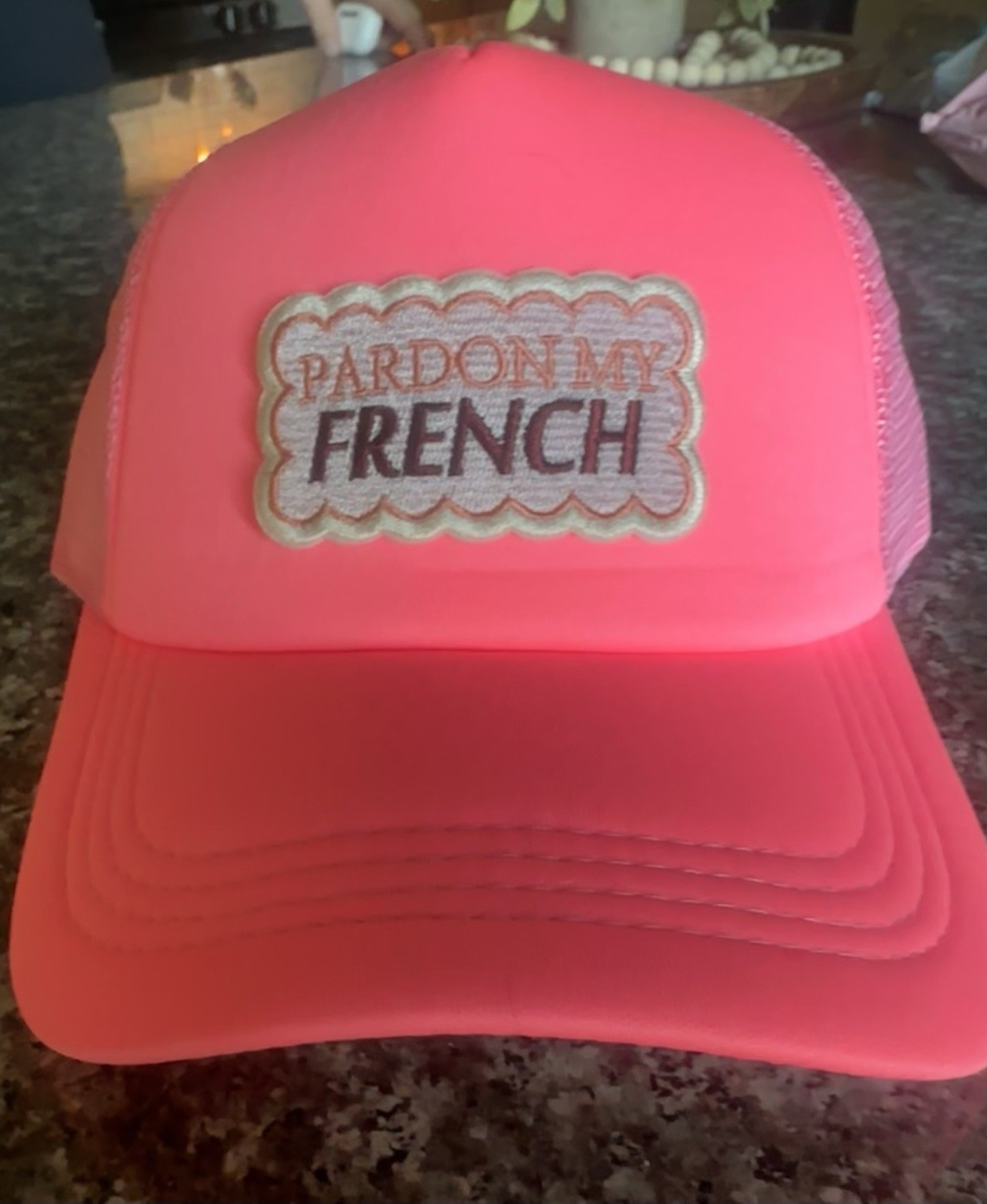 PINK Funny Quote Retro Hat Foam Mesh Baseball Cap Snapback Hats Caps Funny NEW
