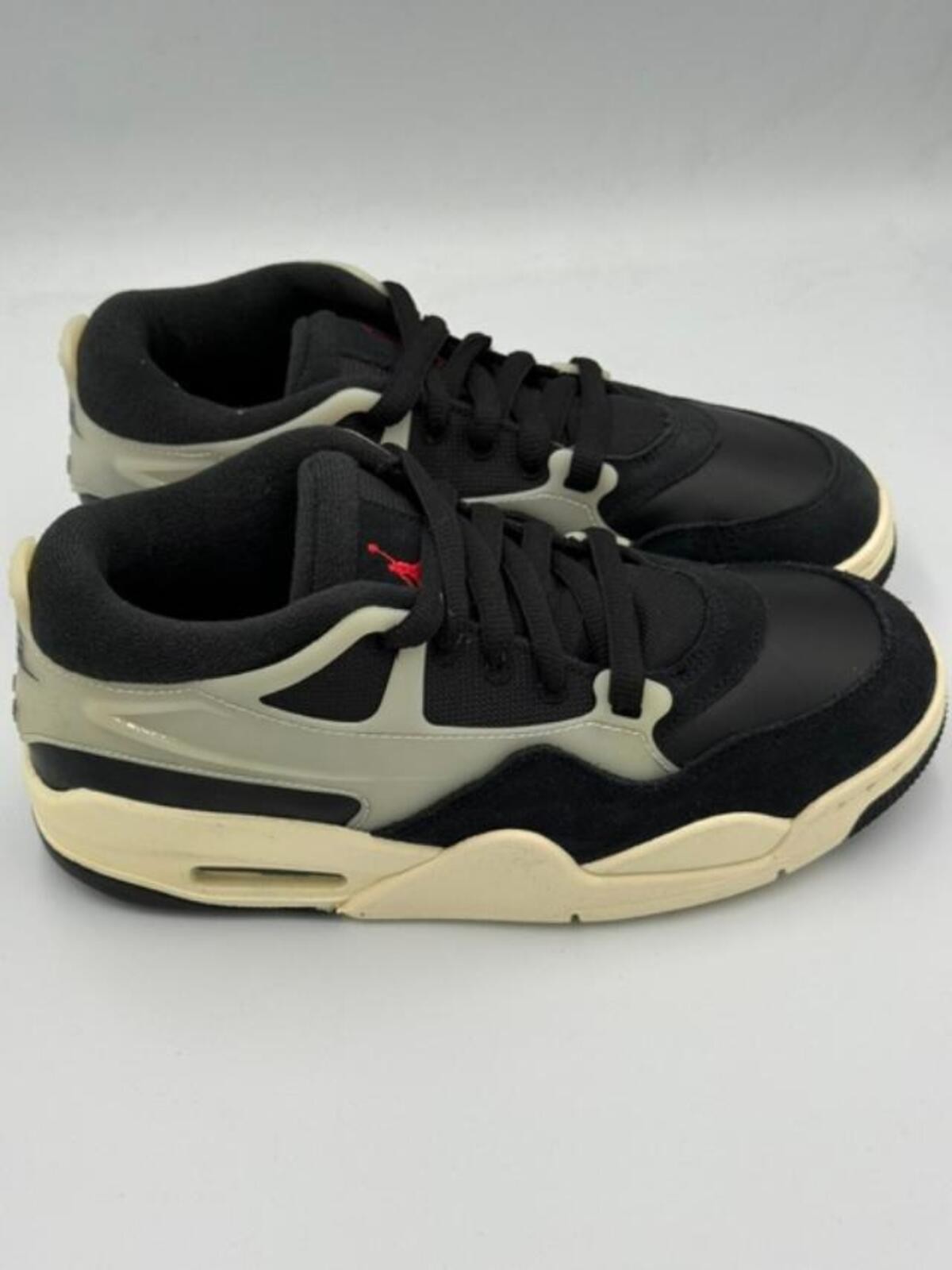 Air Jordan 4 RM GS Black/Sail/Coconut Milk/Gym Red Youth 6.5