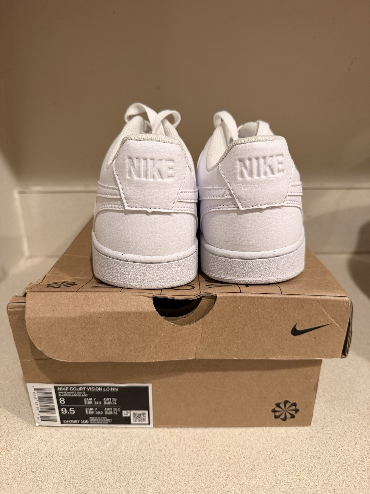Nike Men’s Court Vision Low Nest Nature Shoes White DH2987-100 M/8, W/9.5 [New]