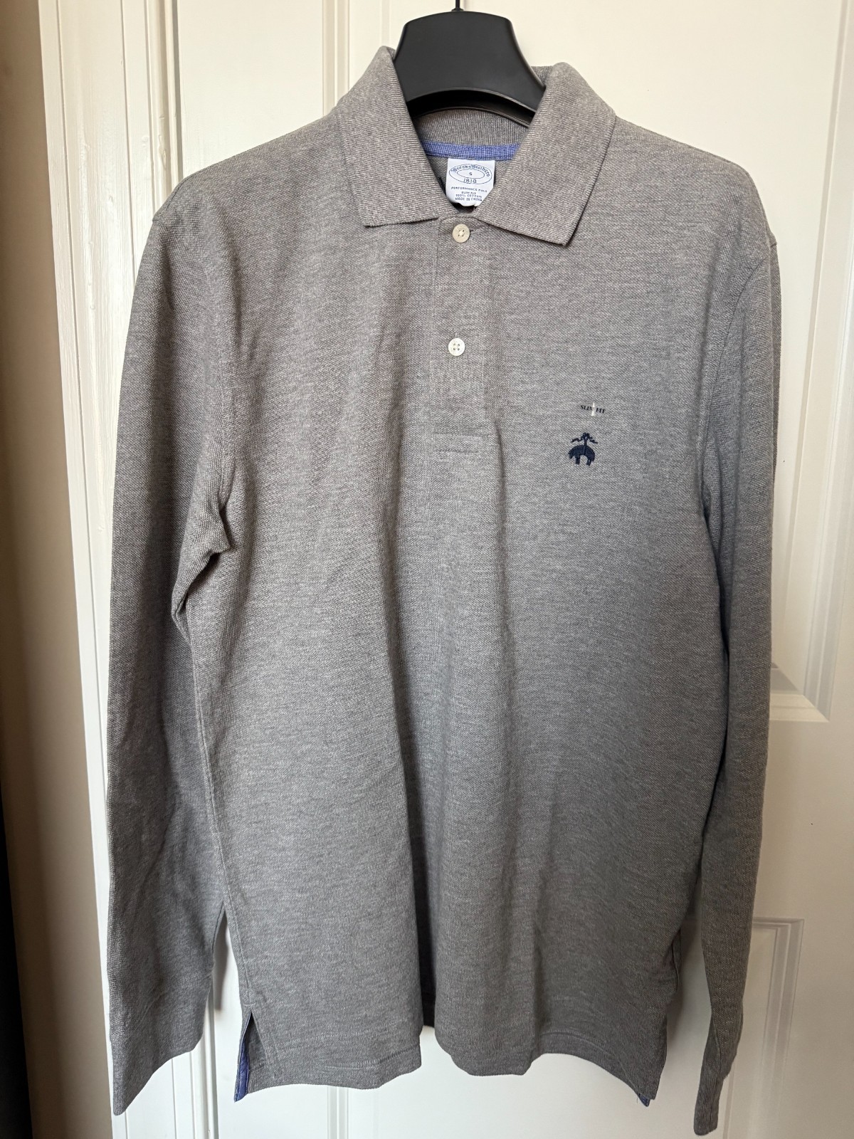 Brooks Brothers Slim fit Long-Sleeve Polo Shirt 🩷 Choose your color • S only