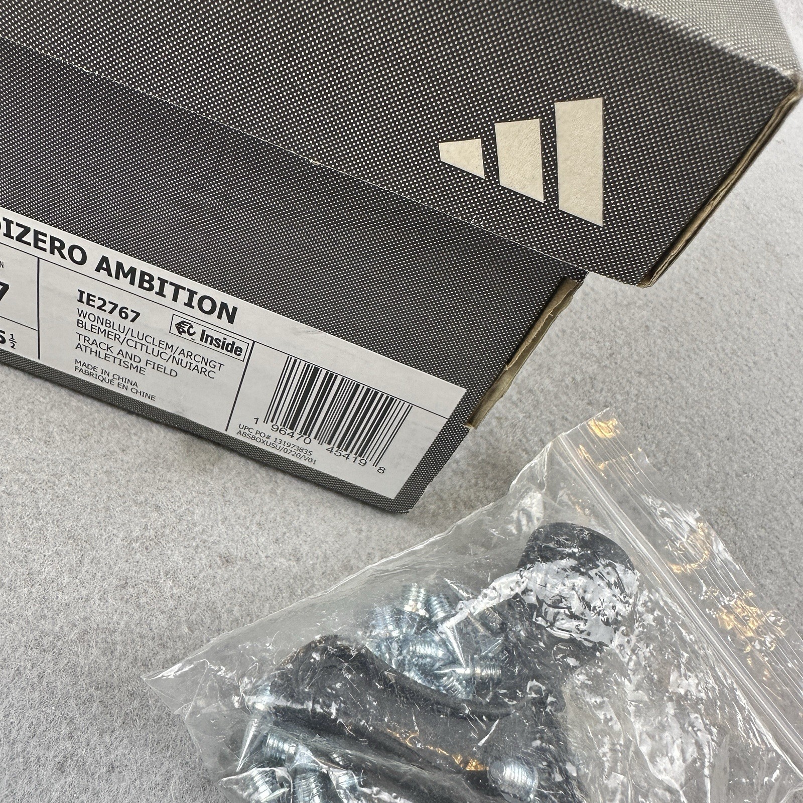 Adidas Adizero Ambition Distance Spikes Cleats Men 6 Women 7 IE2767 New Box