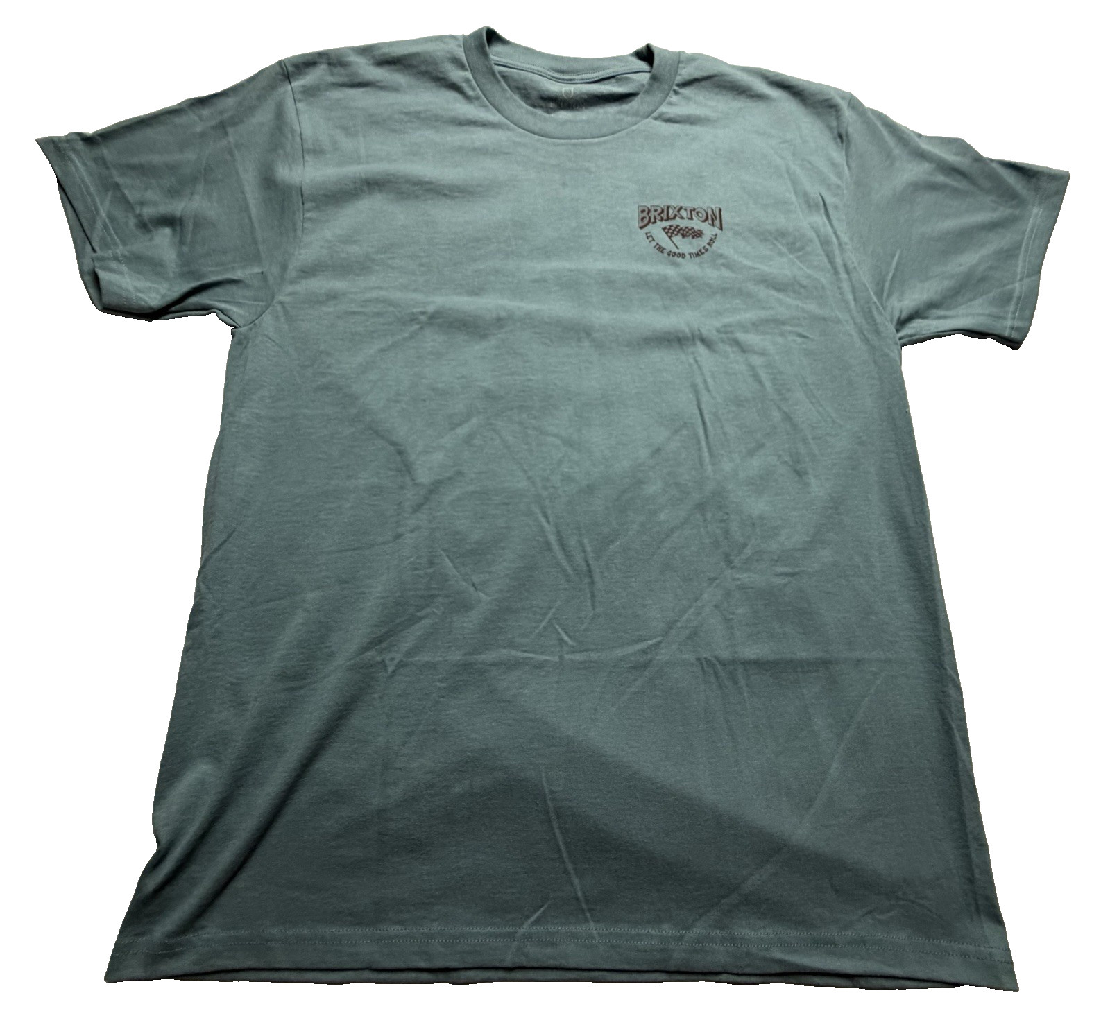 Brixton Supply Company Let the Good Times Roll Men Shirt L Blue B112/113