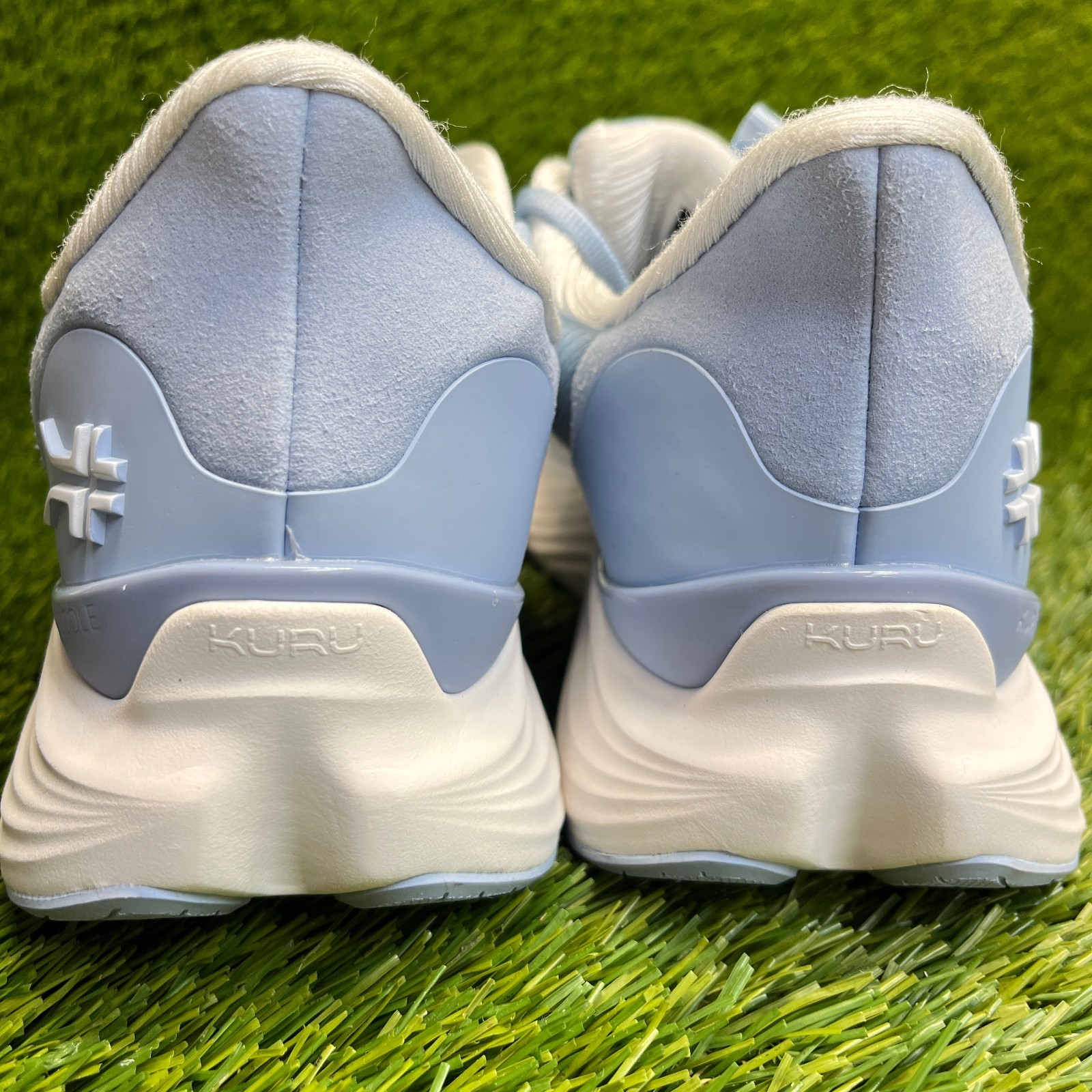 Kuru Atom 2 Womens Size 8 Blue White Athletic Running Walking Shoes Sneakers