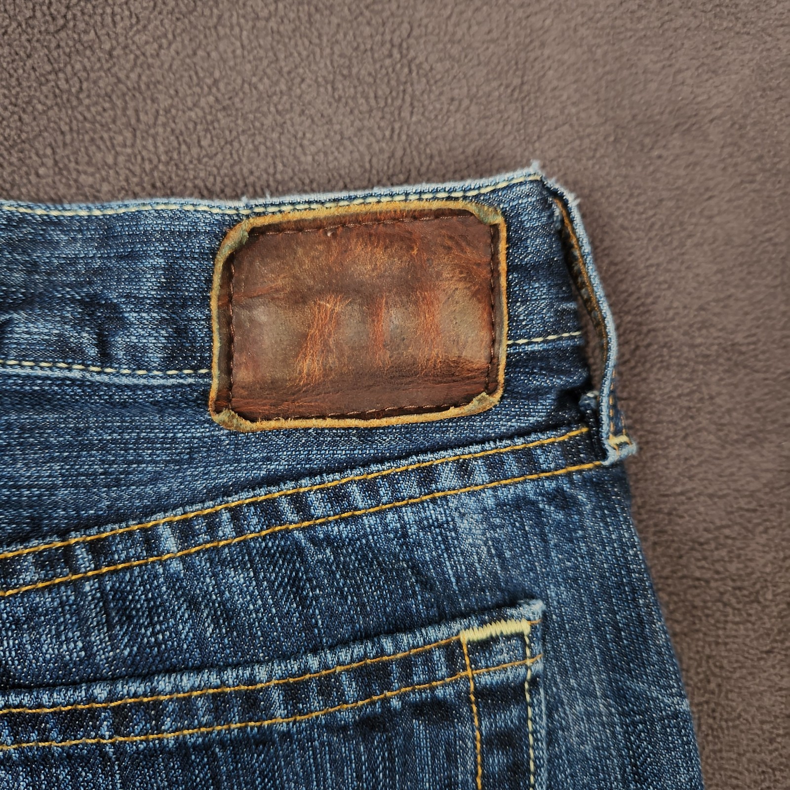 Levis 501 Jeans Mens 30×32 Blue Denim Capital E USA Made Button Fly Distressed