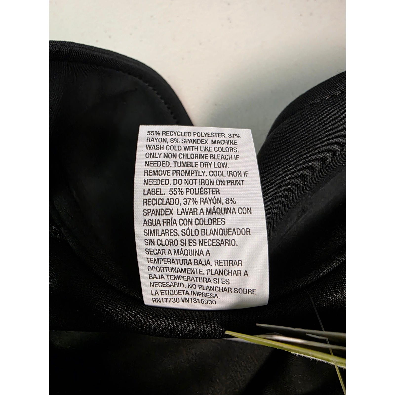 All in Motion Sandwash Full Zip Jacket Black XXL Relaxed Fit Hip Length