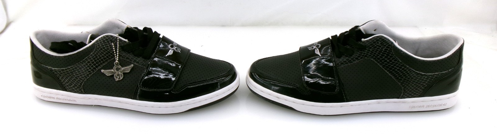 Creative Recreation Shoes Cesario Lo Pat Leather Blk Sneaker Mismatched 9/9.5